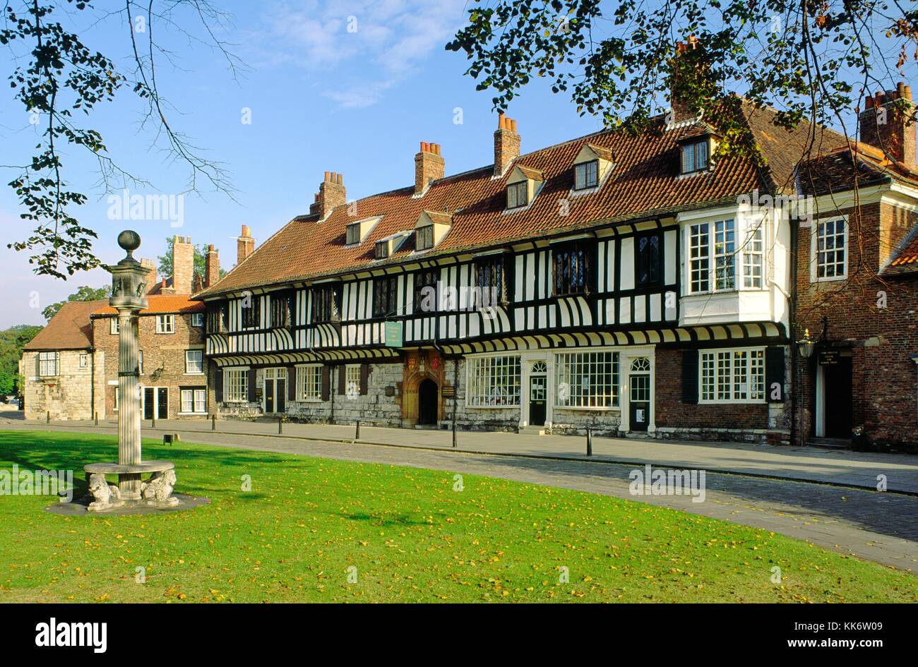 St Williams College in York Minster Kathedrale Fußgängerzone, in der Stadt York stammt aus 1461. Yorkshire, England Stockfoto