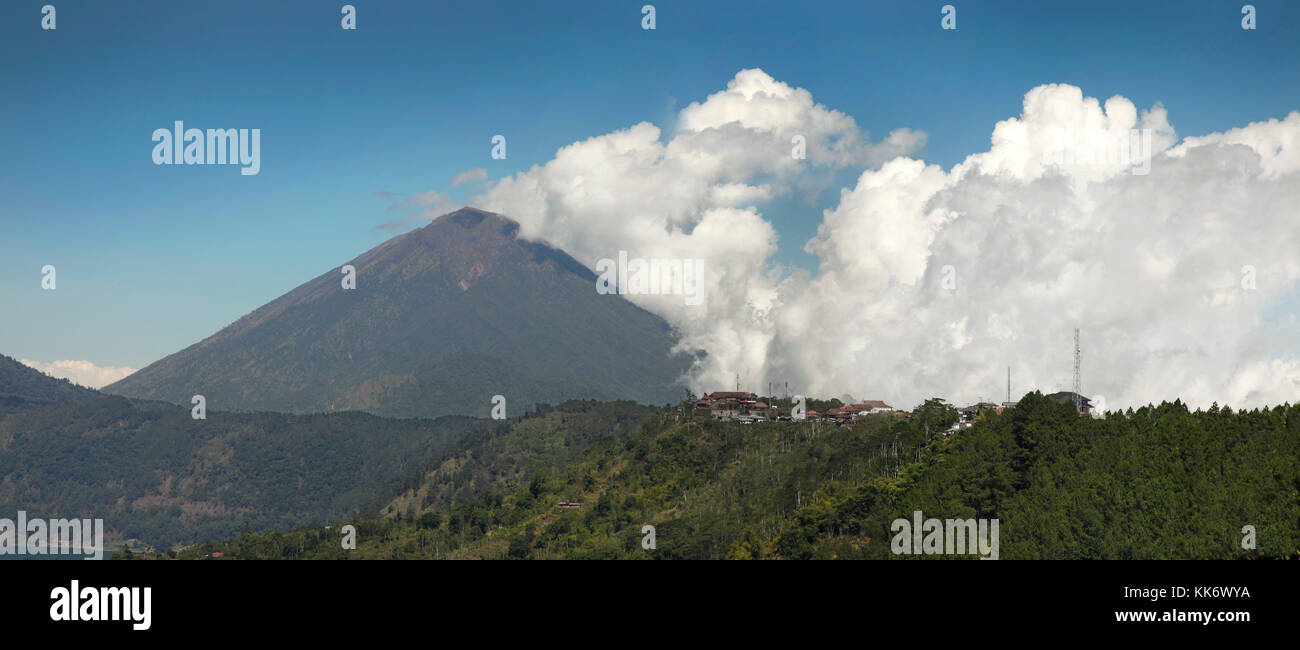 Mount Agung Vulkan Gunung Agung, Bali, Indonesien Stockfoto