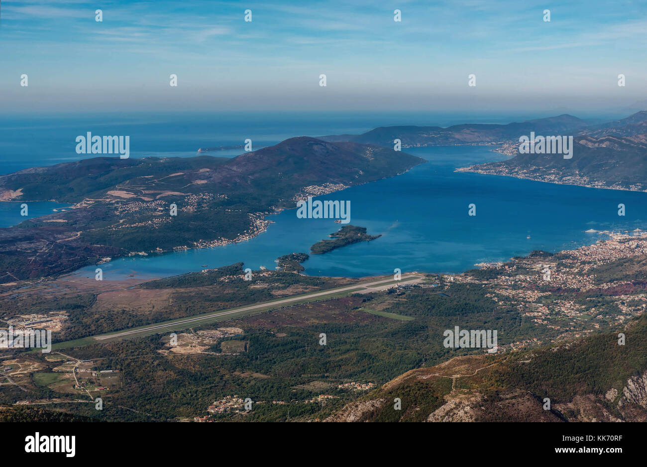 Ebtfernung Von Tivat Flughafen Nach Hotel Park www.alamy.de