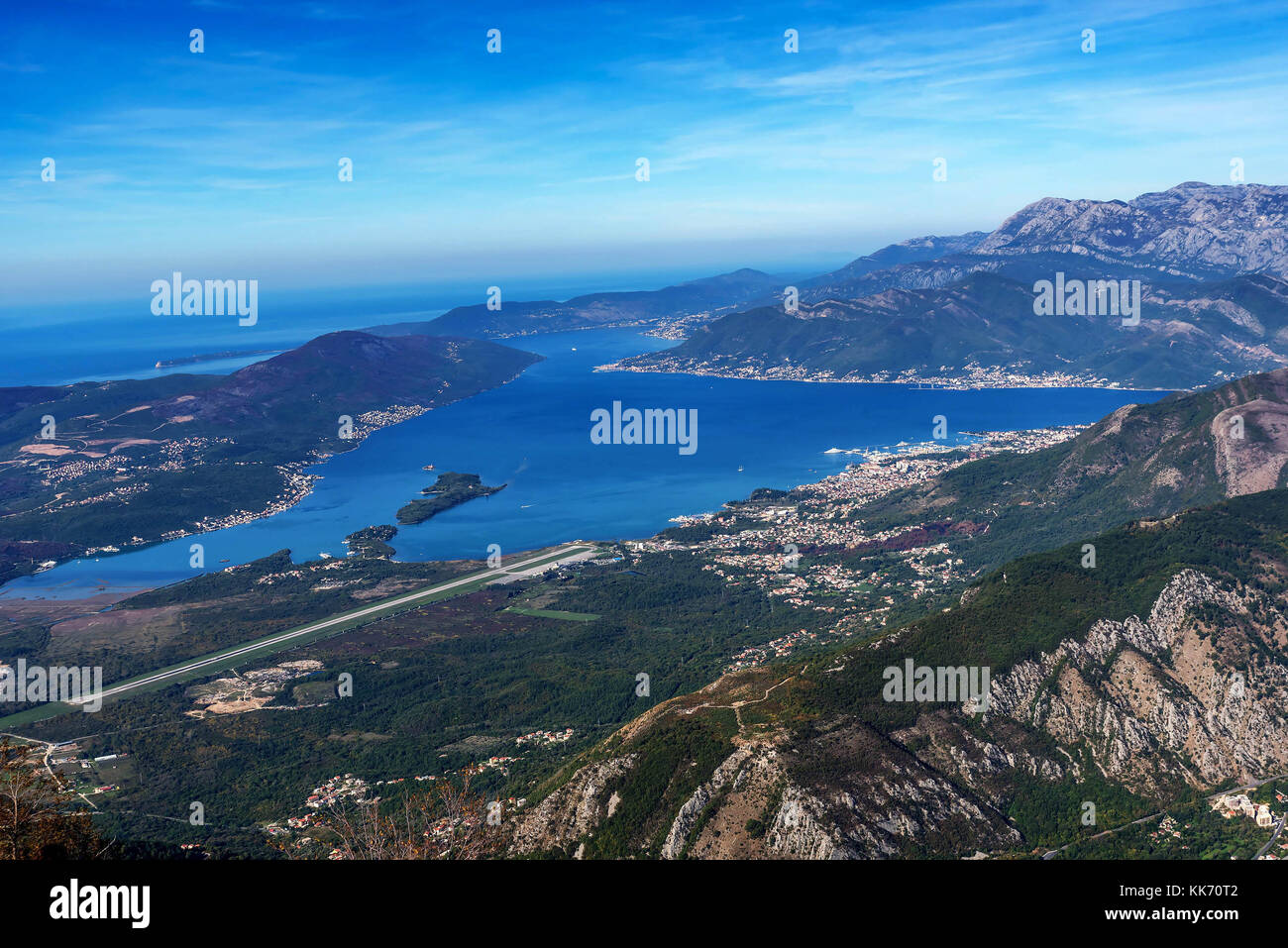 Ebtfernung Von Tivat Flughafen Nach Hotel Park www.alamy.de