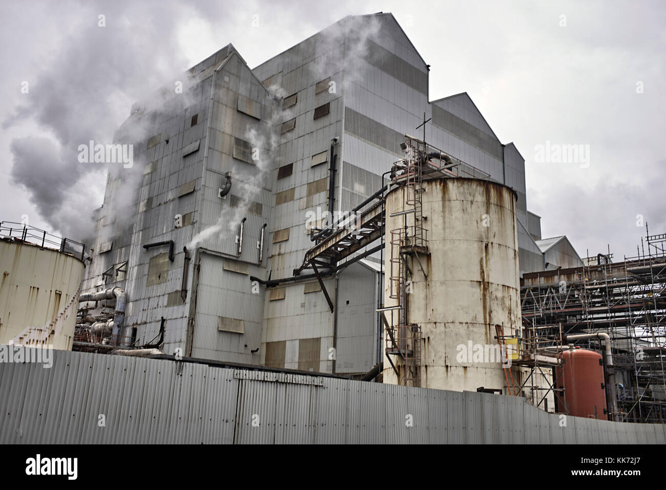 Chemiefabrik in Northwich, Cheshire Stockfoto