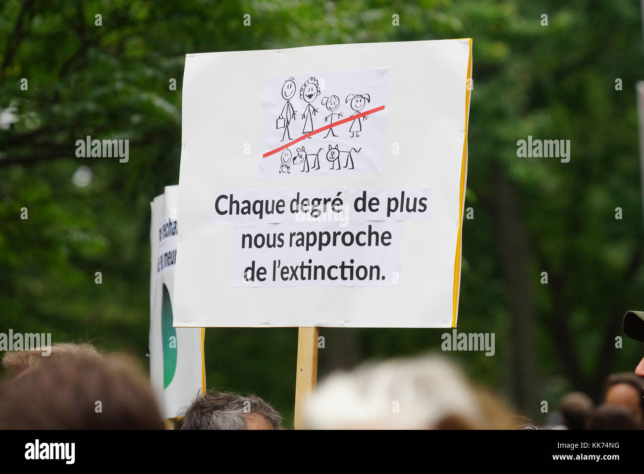Montreal, Kanada, 9. September, 2014.Protest gegen den weltweiten Klimawandel. Credit: mario Beauregard/alamy leben Nachrichten Stockfoto