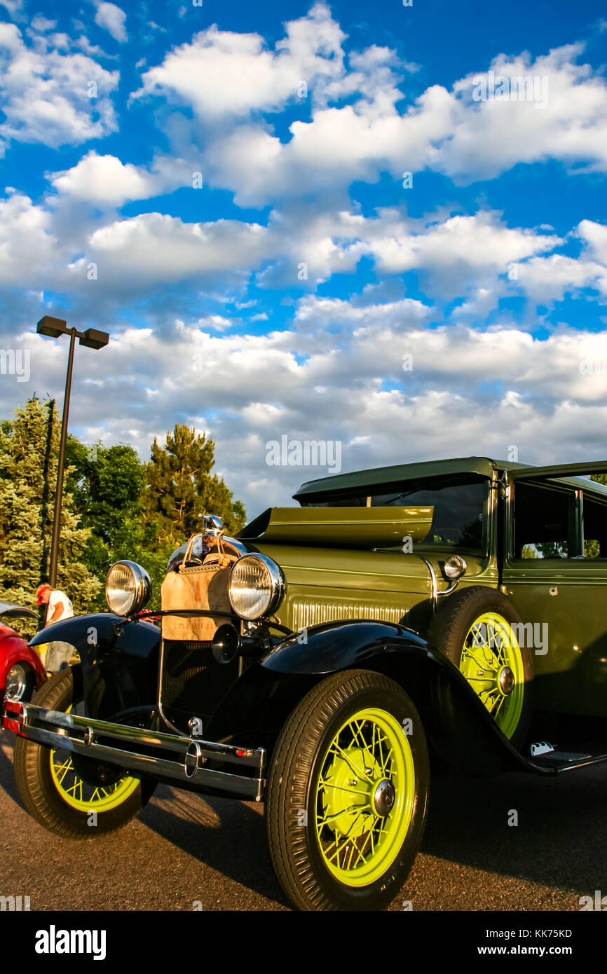 Denver, USA - 19. Juni 2008: Classic Car bei Burger King Classic Car Show in Denver. burger king Classic Car zeigt Freien sind jeden Donnerstag alle Su Stockfoto