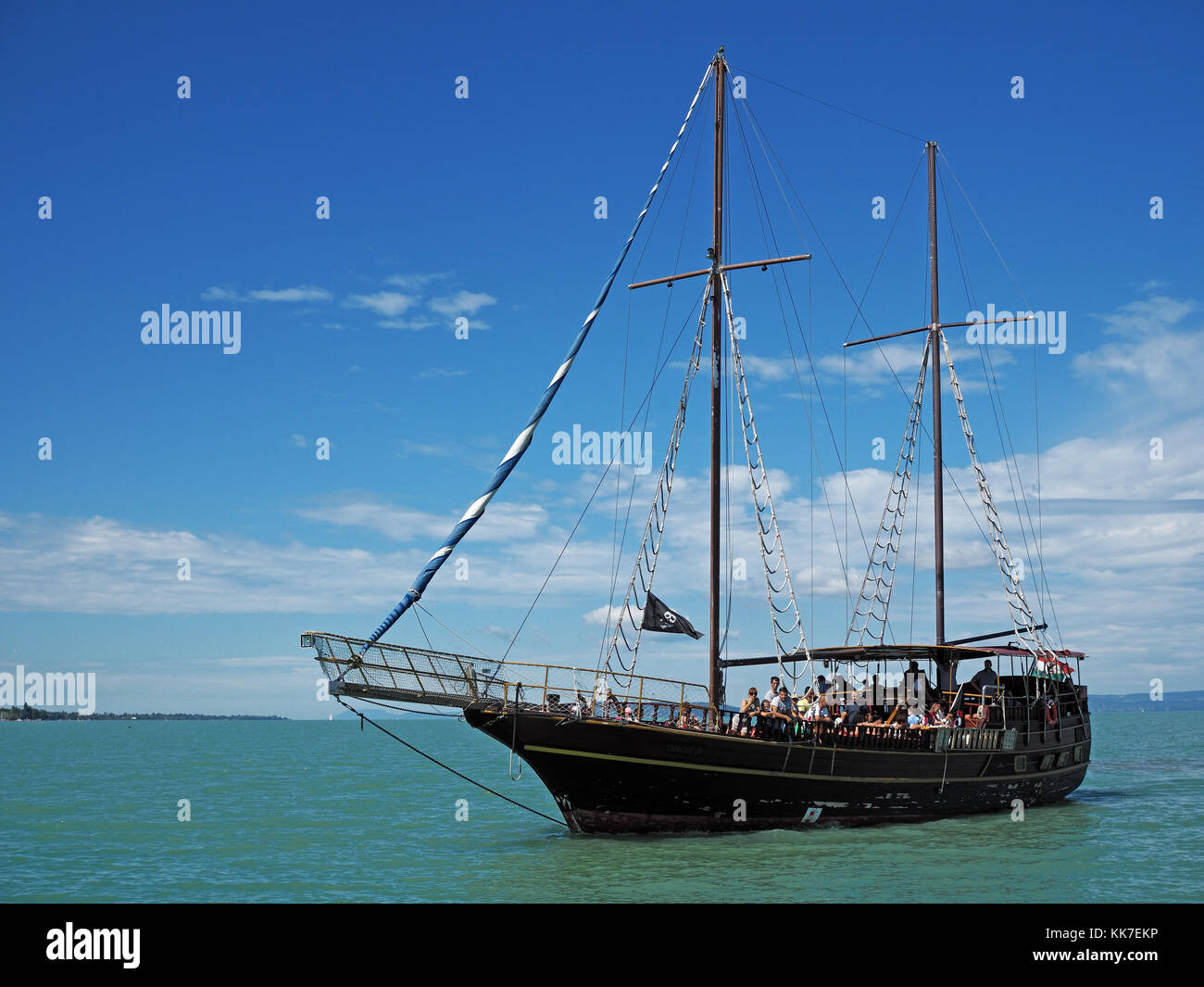 Plattensee Stockfoto