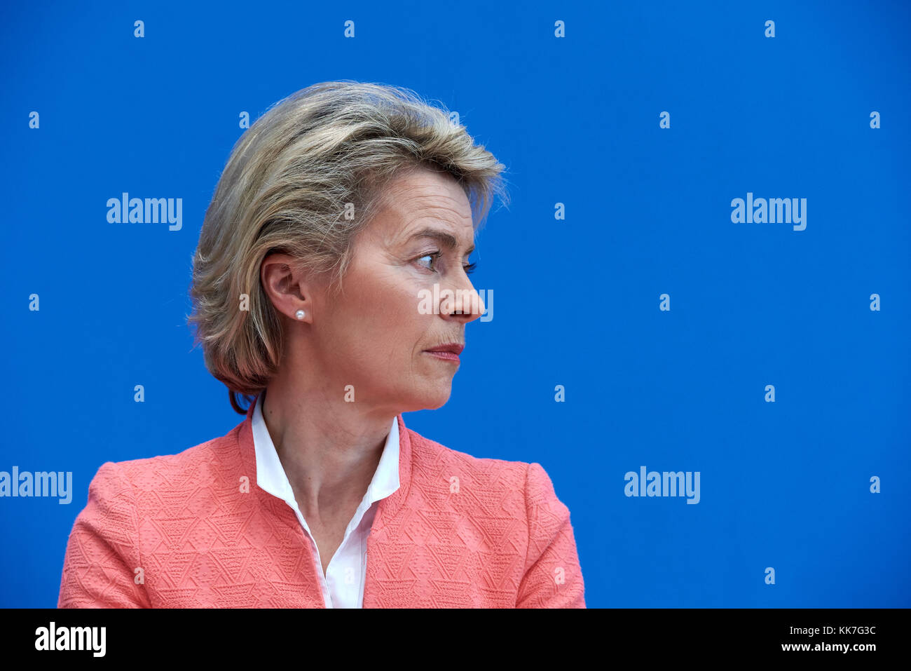 Berlin, Deutschland, Ursula von der Leyen, CDU, Bundesminister der Verteidigung Stockfoto