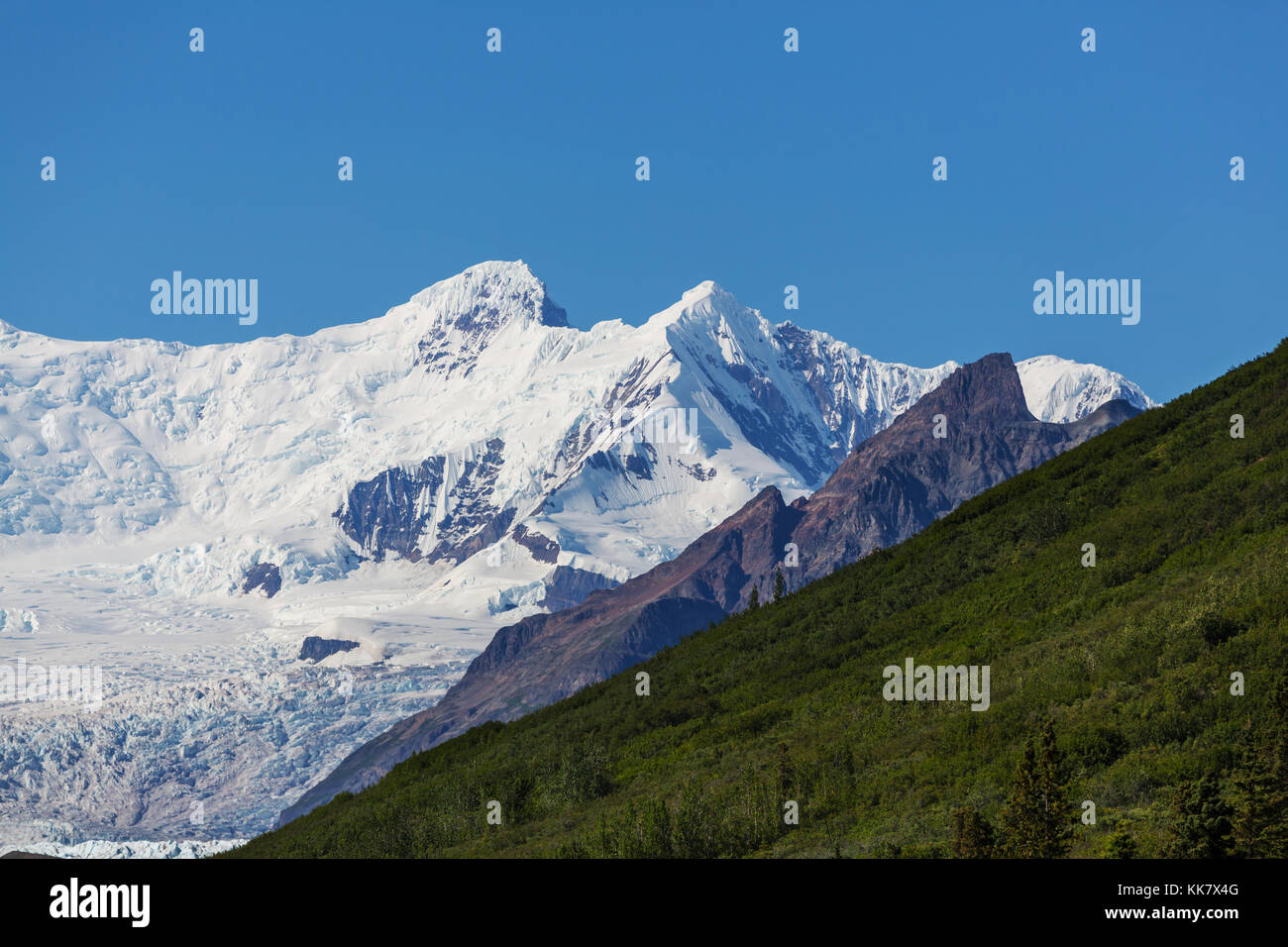 Wrangell - St. Elias National Park, Alaska. Stockfoto