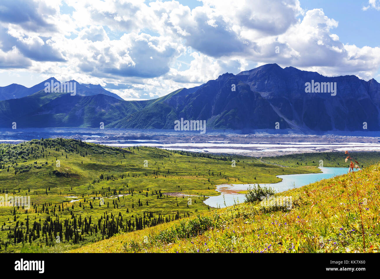 Wrangell - St. Elias National Park, Alaska. Stockfoto