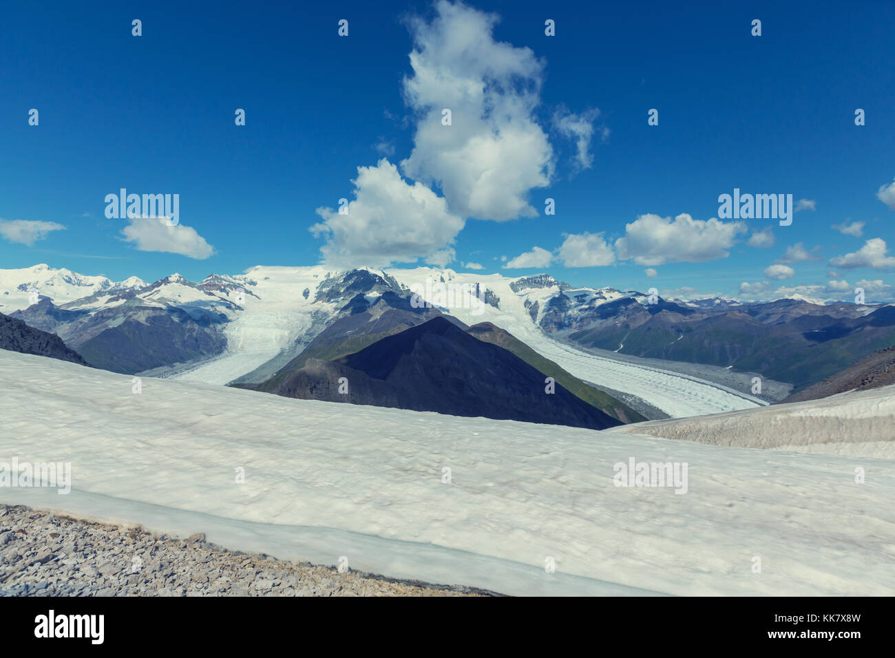 Wrangell - St. Elias National Park, Alaska. Stockfoto