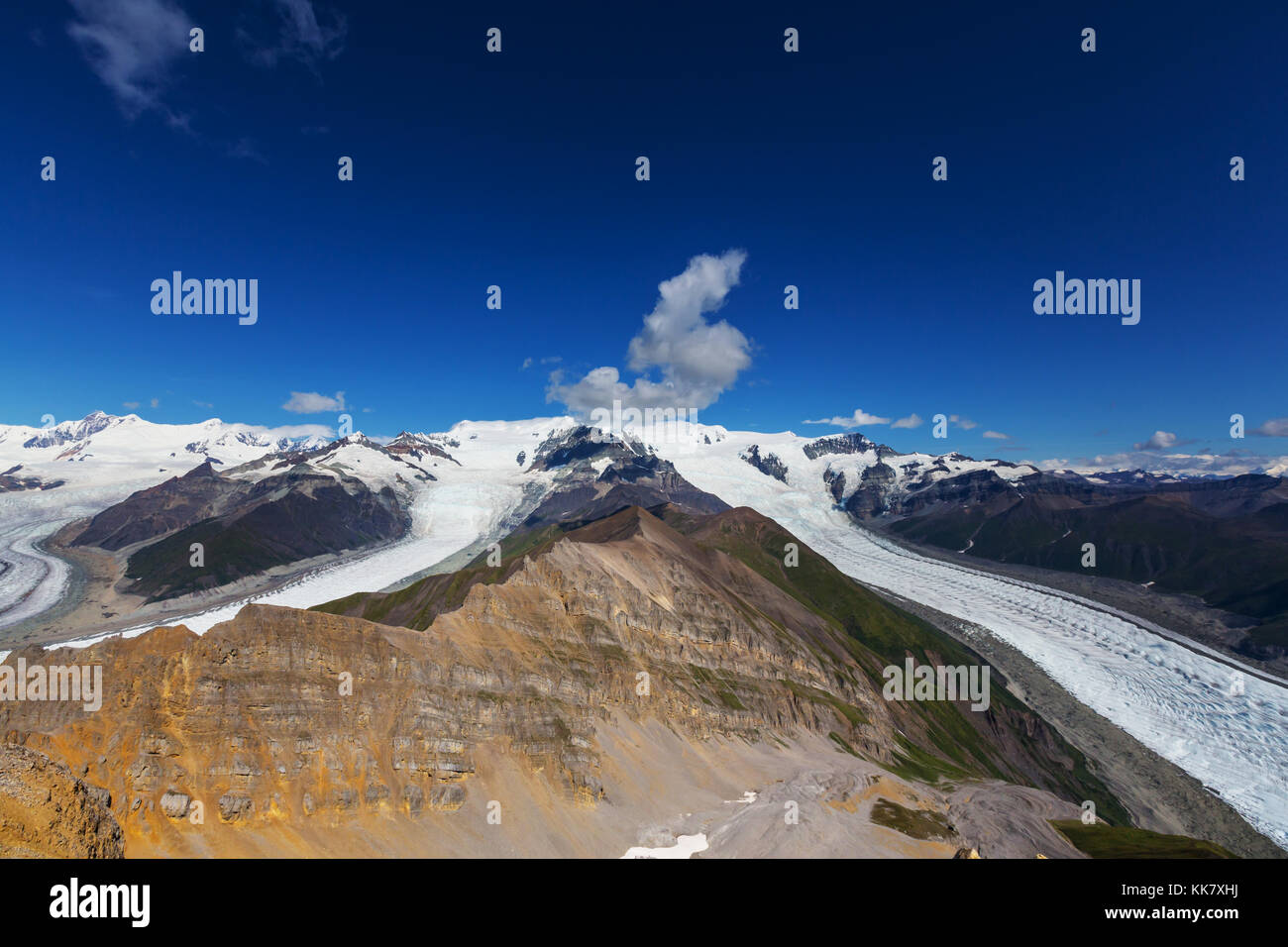 Wrangell - St. Elias National Park, Alaska. Stockfoto