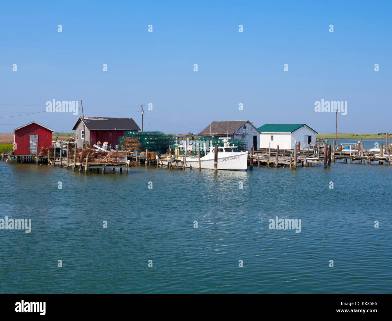 Tangier Island, Chesapeake Bay, Virginia Stockfoto