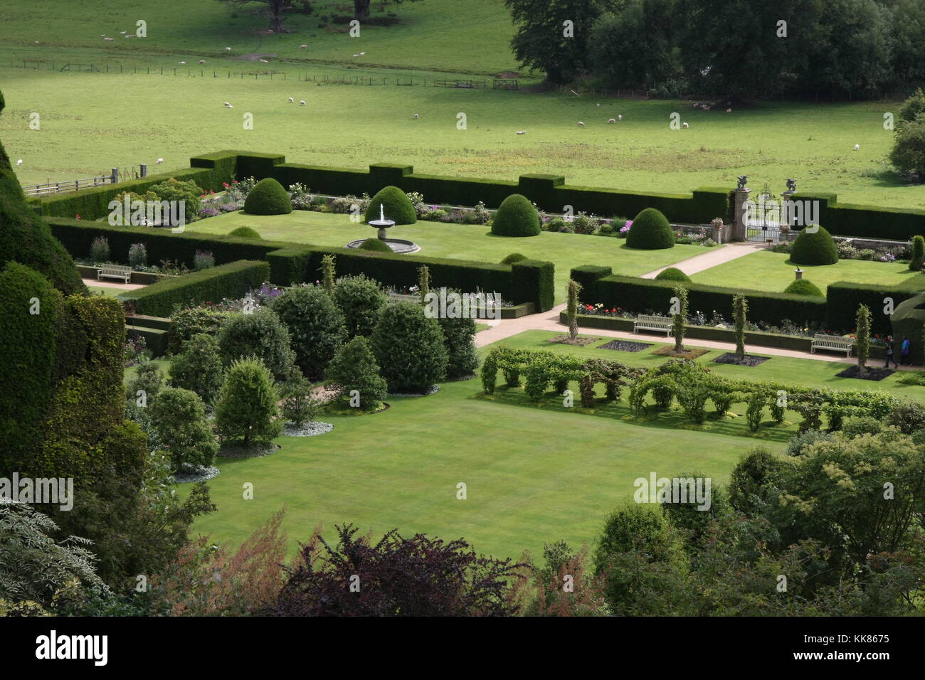 Powis Castle Stockfoto