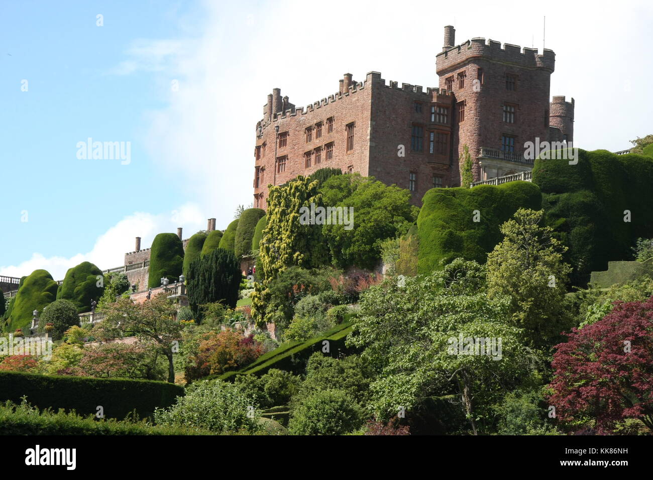 Powis Castle Stockfoto