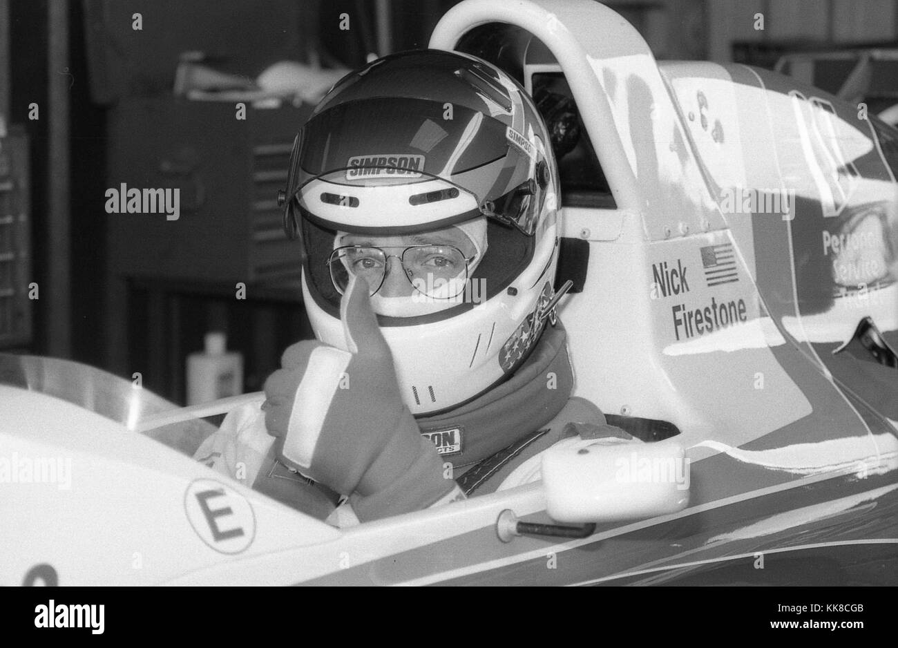 Nick Firestone, Britische Formel 2 test Tag, Oulton Park April 1992 Stockfoto