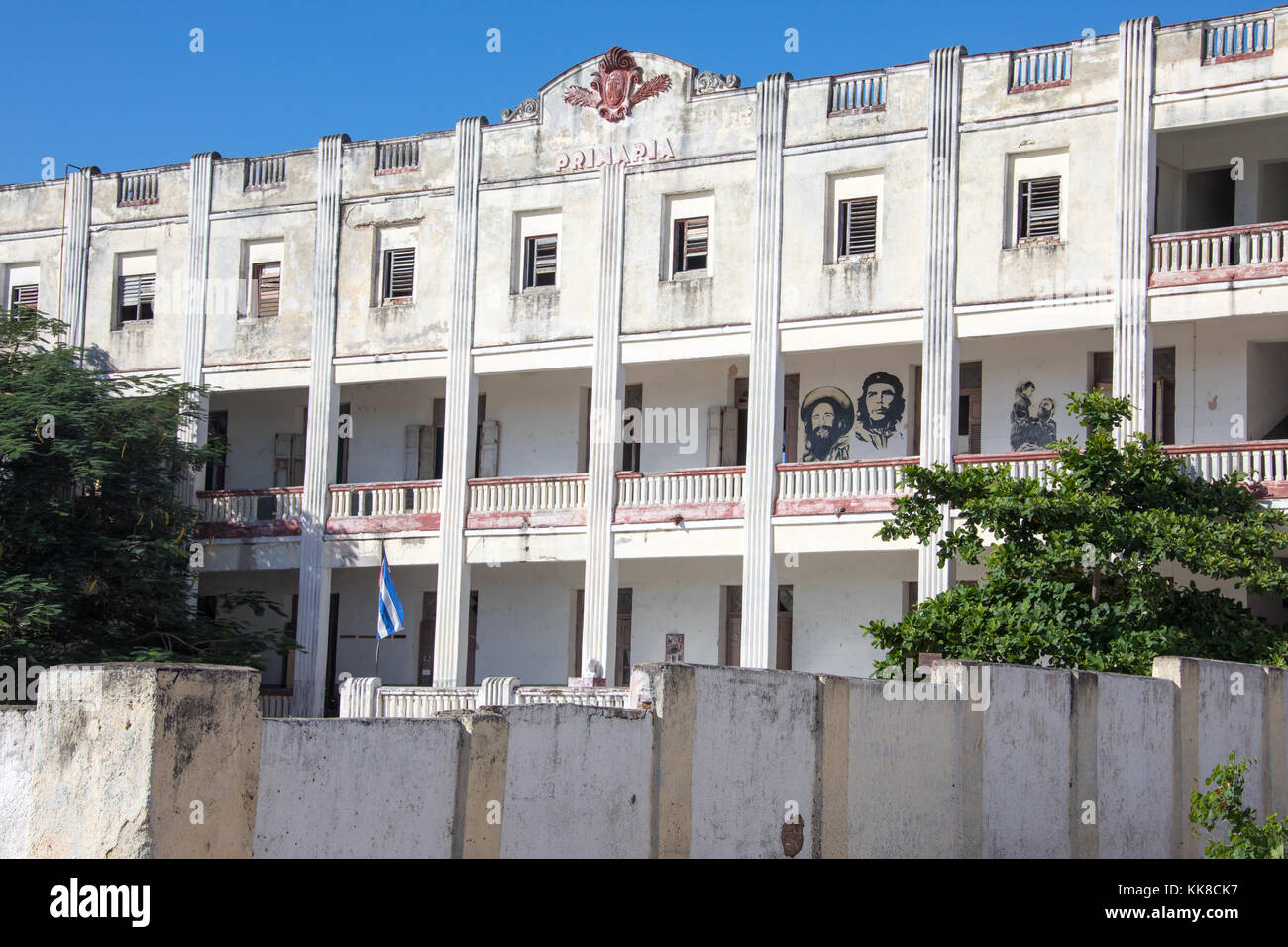 Grundschule in Cienfuegos, Kuba Stockfoto
