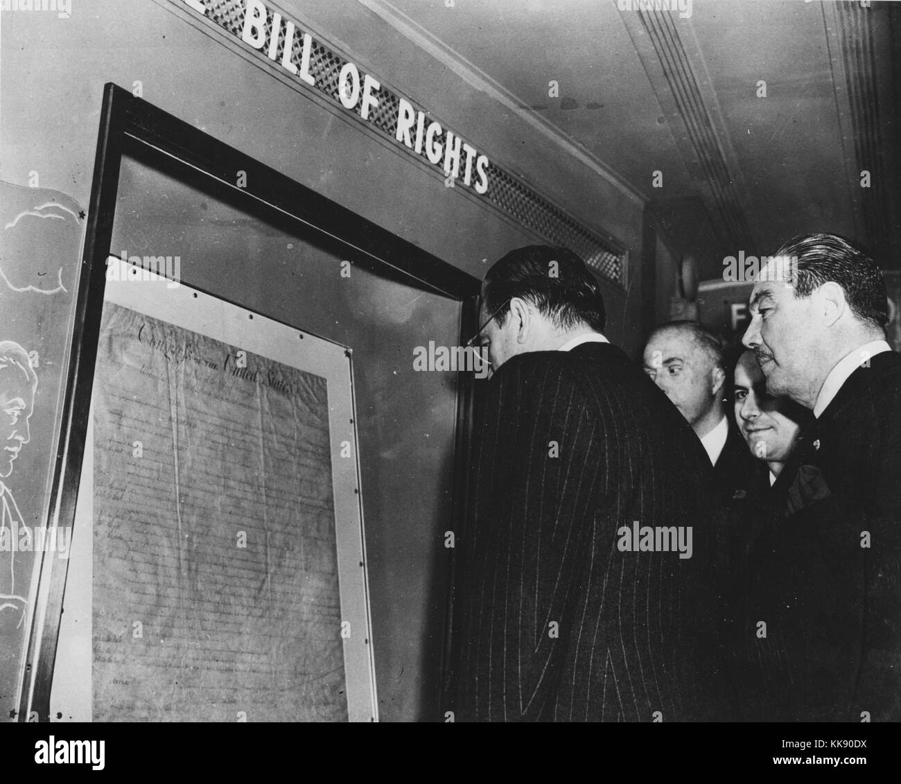 Foto von Freiheit Zug aufweisen. Mit freundlicher Genehmigung der nationalen Archive, 1948. Stockfoto