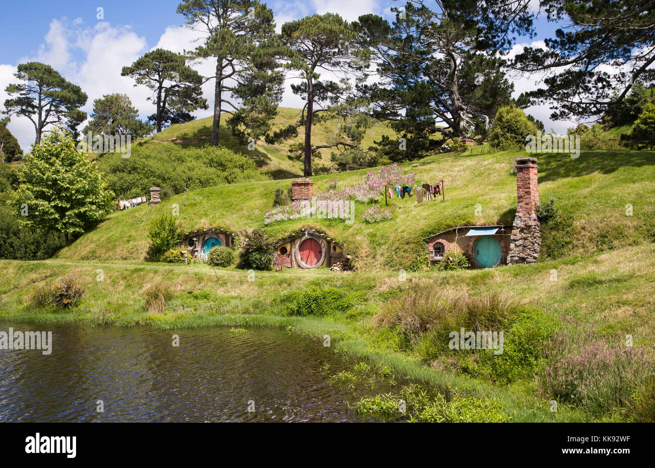 Der Herr Der Ringe Hobbit Film Ort Dorf Neuseeland Stockfotografie Alamy