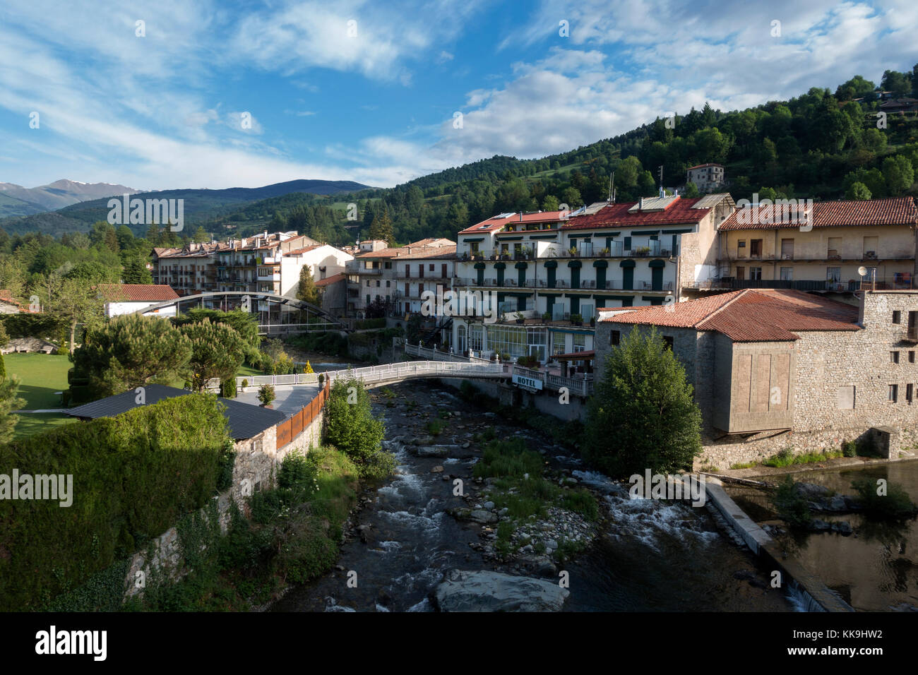 Camprodón. Provinz Girona, Katalonien, Spanien Stockfoto