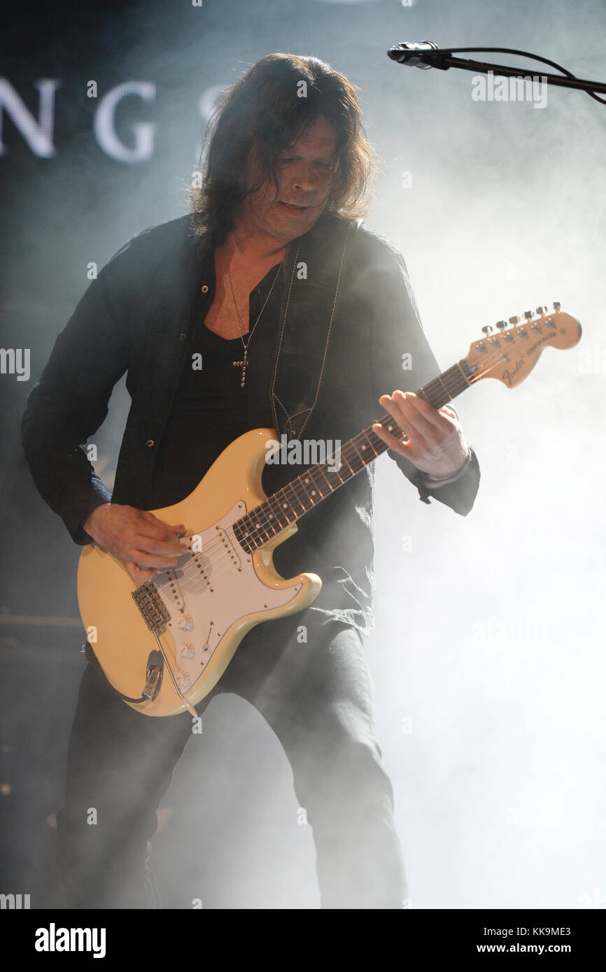 FORT LAUDERDALE, FL - FEBRUAR 02: John Norum aus Europa tritt bei Revolution am 2. Februar 2016 in Fort Lauderdale, Florida auf Stockfoto