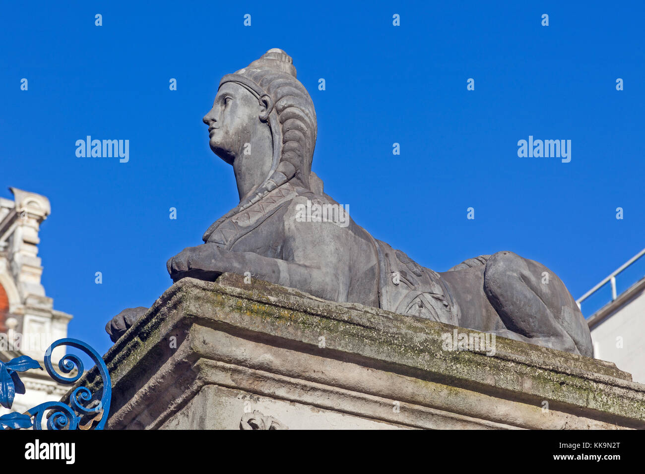 Das 18. Jahrhundert führen Sphinx Überwindung der Norden oder Cavendish Tore des grünen Park in Piccadilly Stockfoto