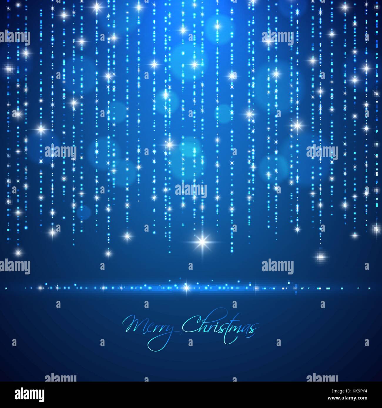 Frohe Weihnachten abstrakte hellen Hintergrund mit der leuchtenden Punkte und funkelt für Ihr Poster, Banner, Postkarte, Einladung oder Grußkarte design Stock Vektor