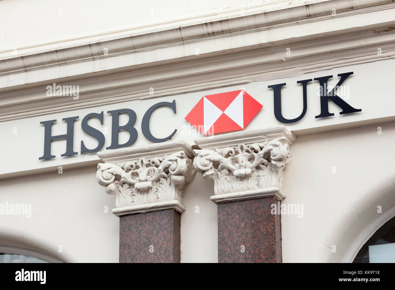 HSBC UK Branch in Muswell Hill London. Stockfoto