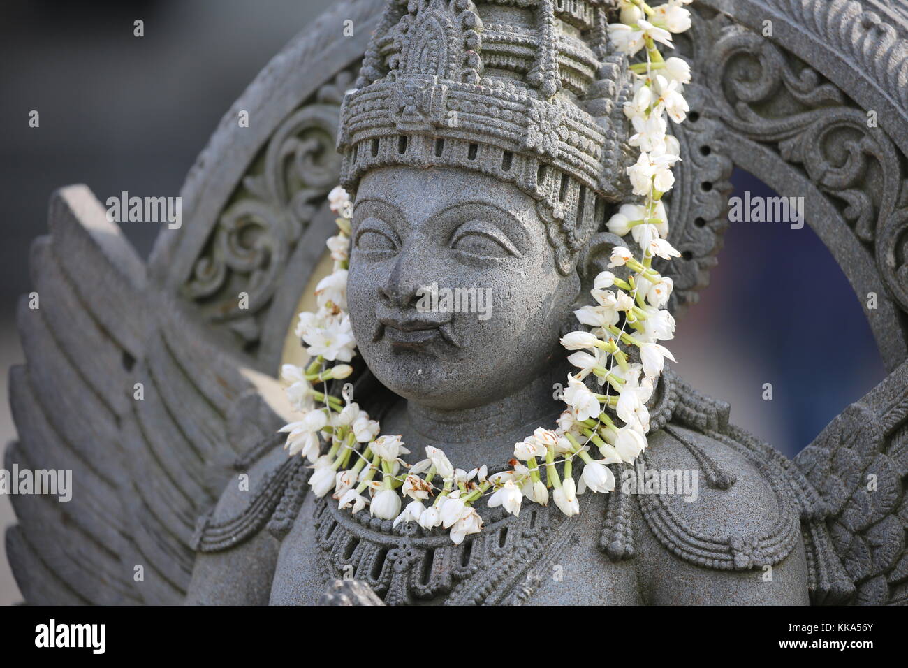 Chenna Keshava Vishnu Tempel - Belour Südindien Stockfoto