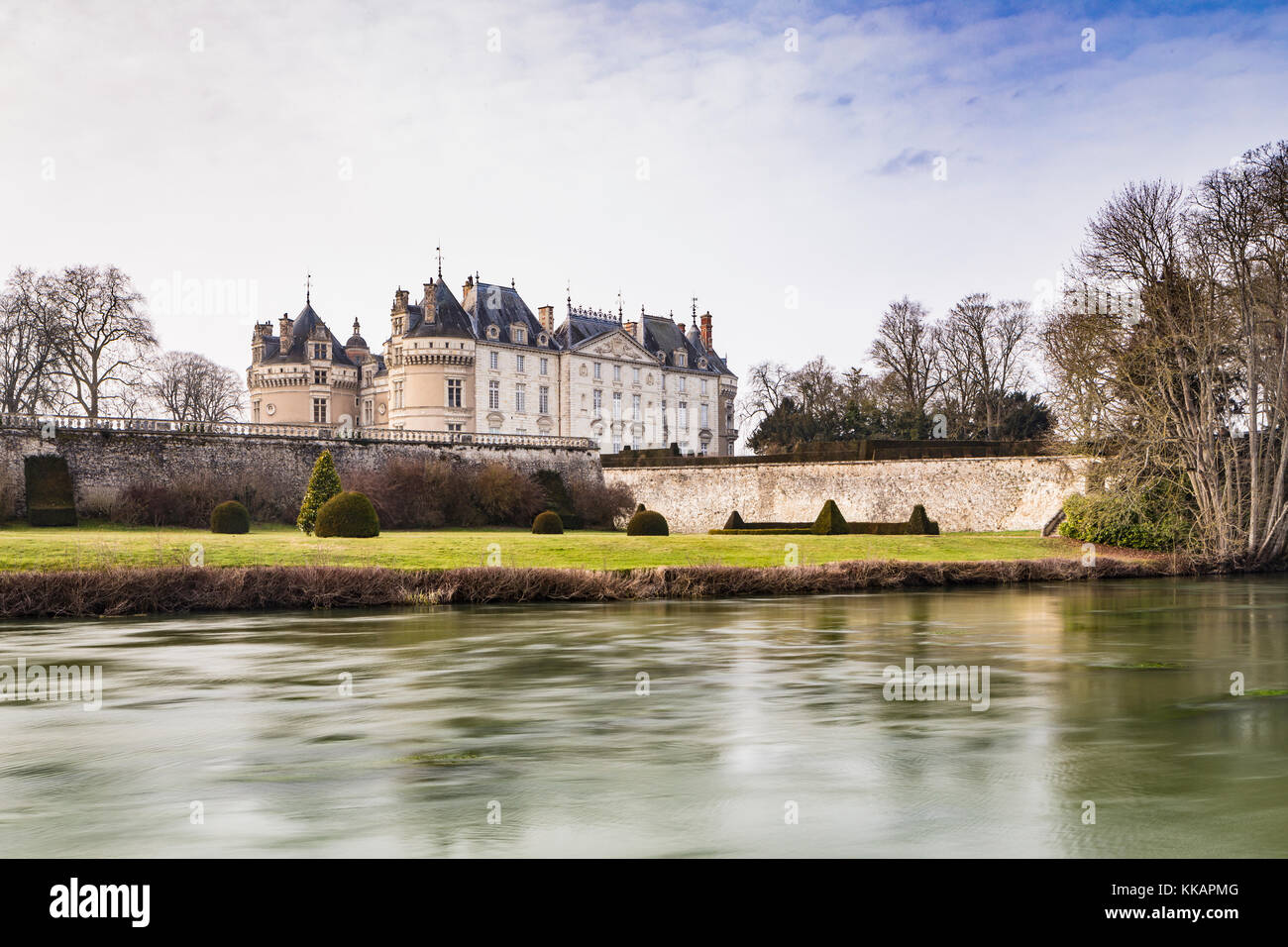 Das Chateau du Lude im Loire-Tal, Frankreich, Europa Stockfoto