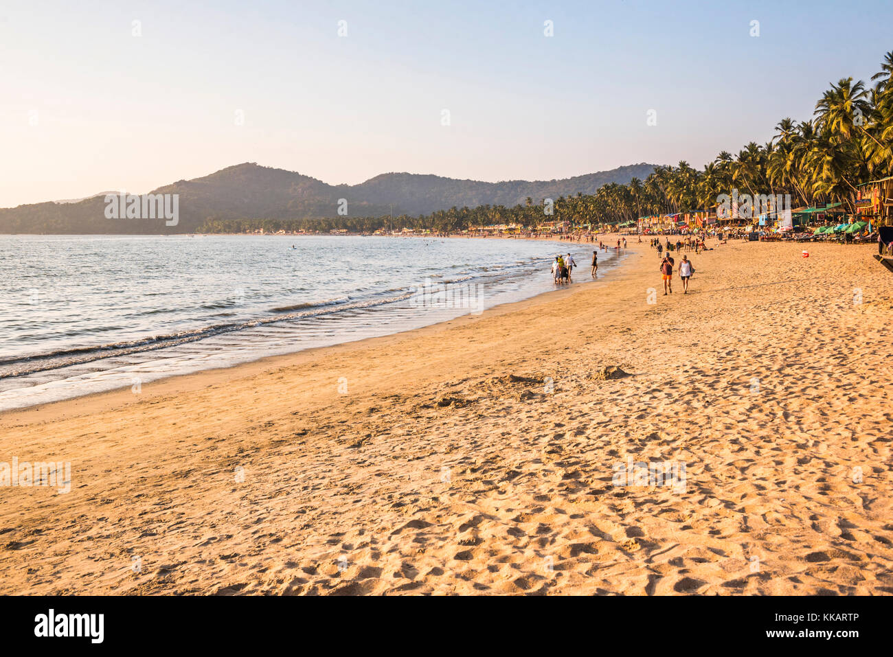 Palolem Beach, Goa, Indien, Asien Stockfoto