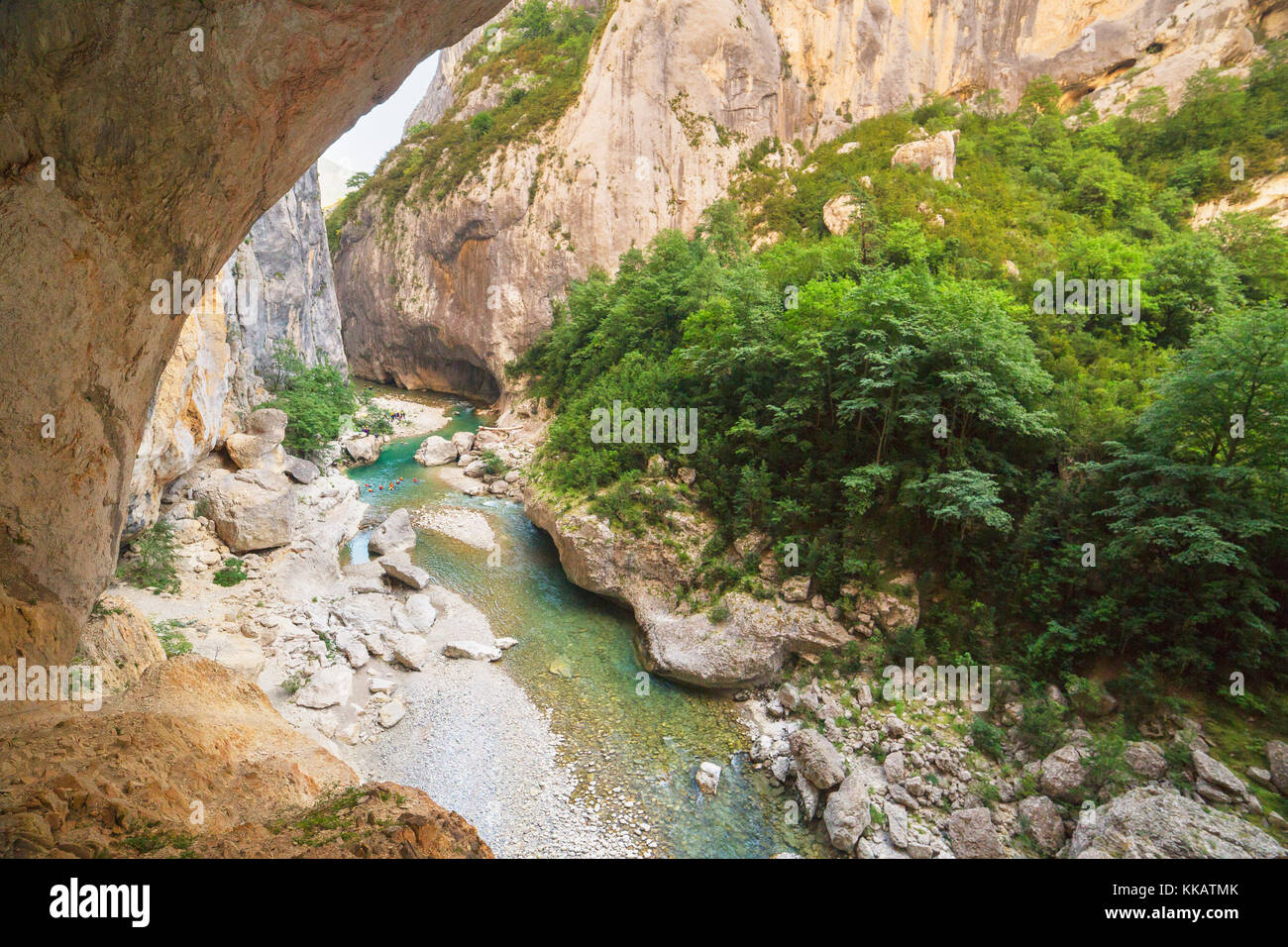 Gorges du Verdon, Provence-Alpes-Cote d'Azur, Provence, Frankreich, Europa Stockfoto