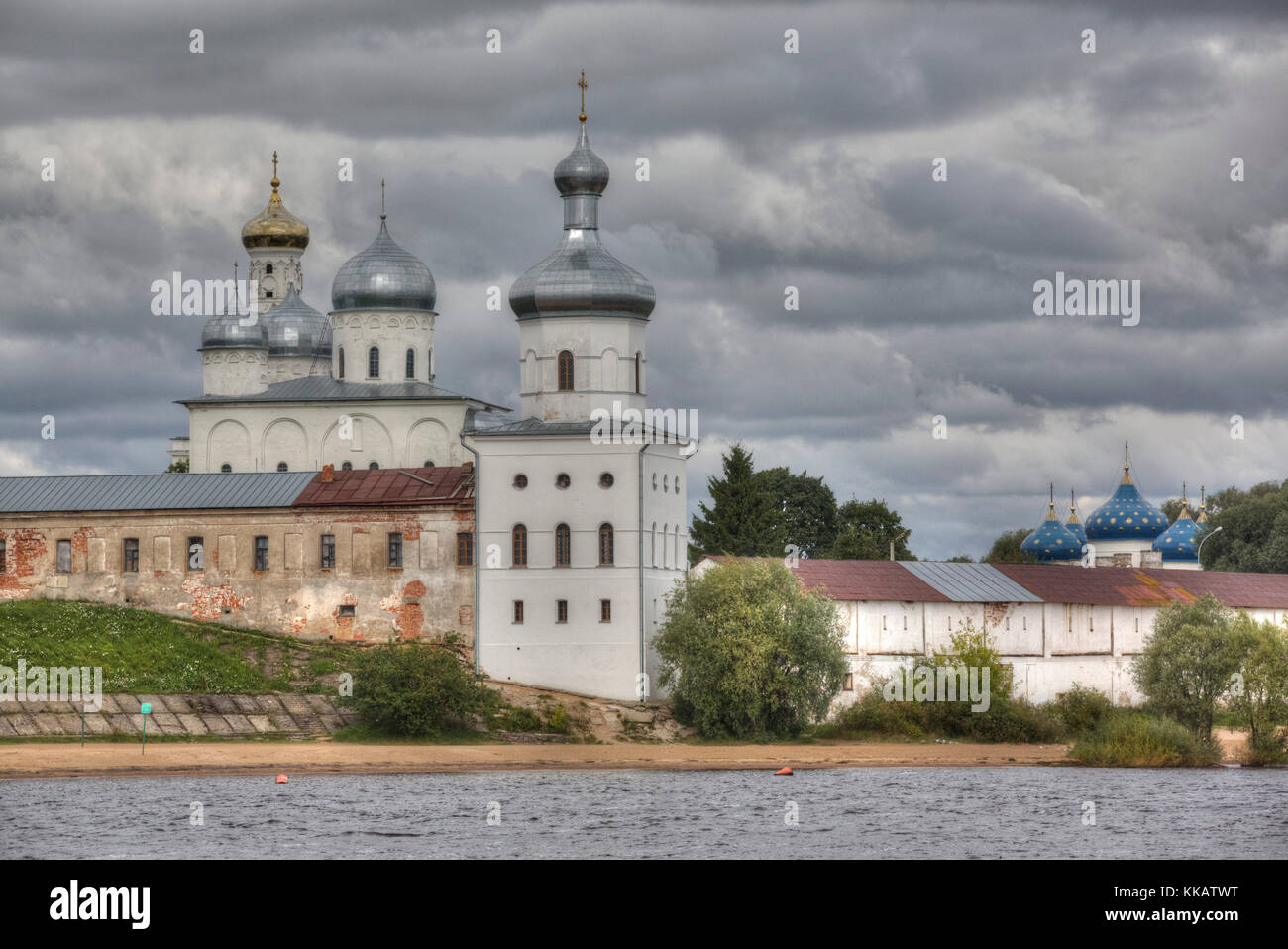Zverin Kloster, UNESCO-Weltkulturerbe, Weliki Nowgorod, Novgorod oblast, Russland, Europa Stockfoto
