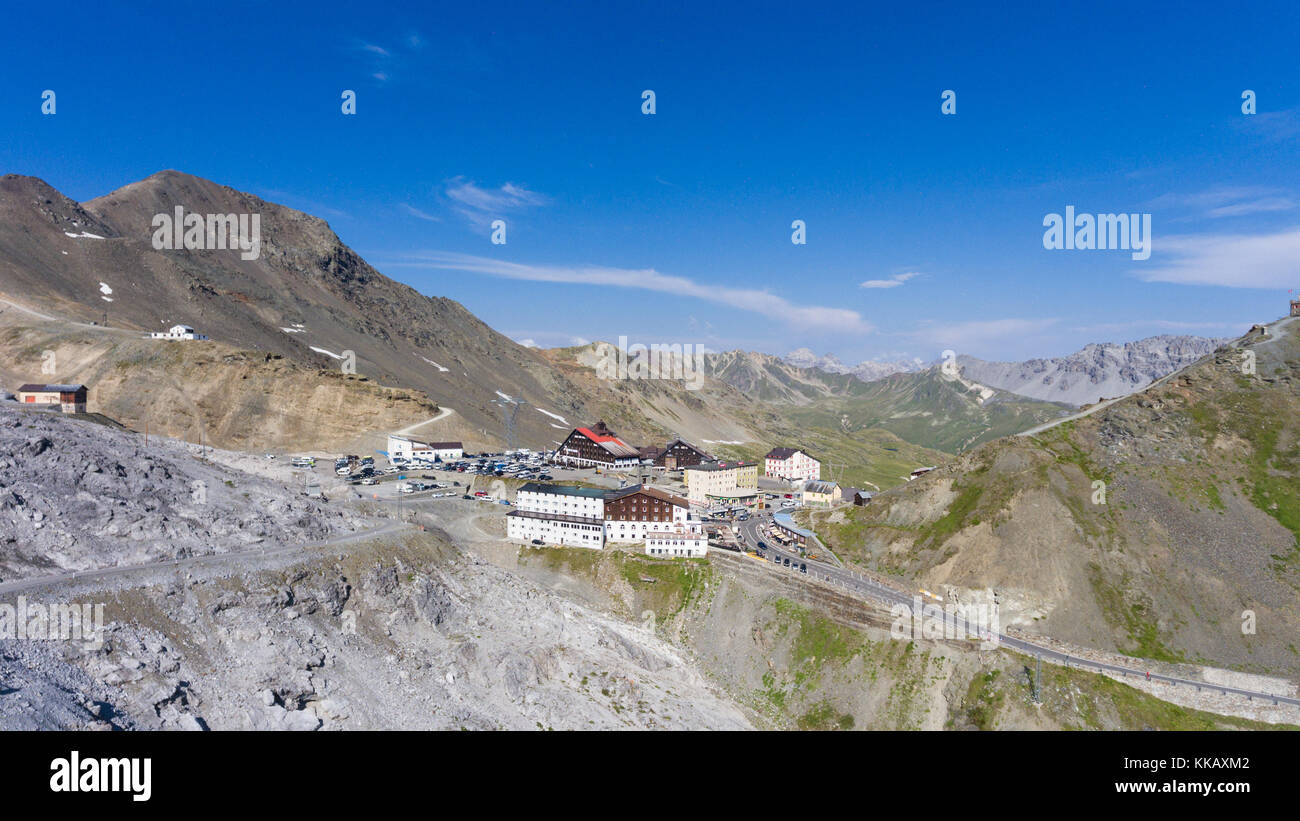 Stilfser Joch Nationalpark Stilfser Joch, Panoramaaussicht Stockfoto