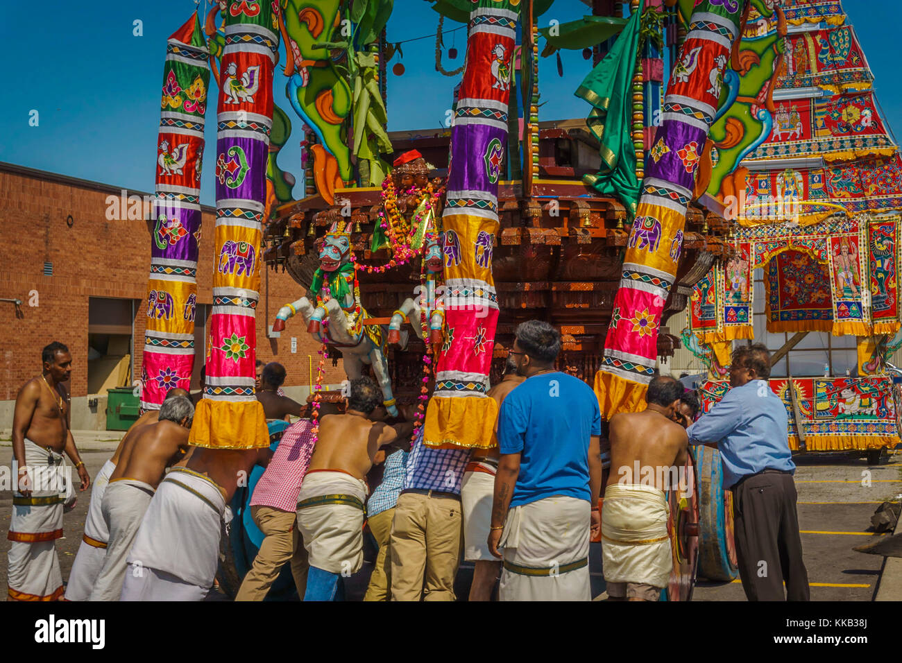 Tamil Chariot Festival Stockfoto