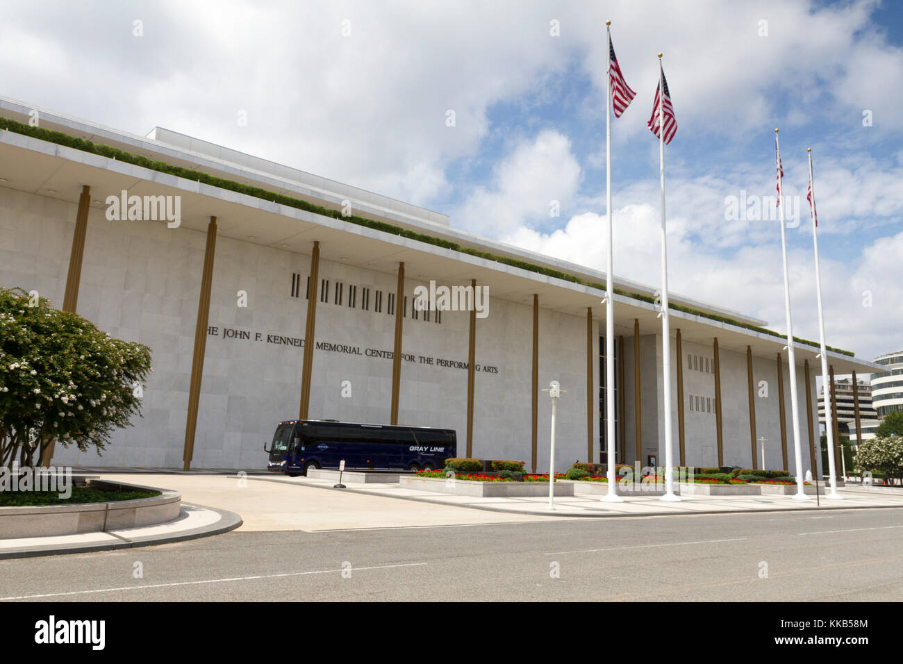 Das John-F.-Kennedy Center für darstellende Künste in Washington DC, USA. Stockfoto