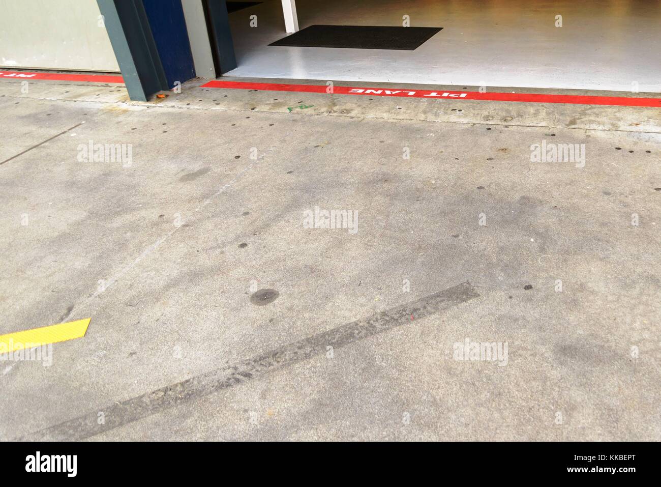 Formel 1 Rennstrecke im Albert Park, Melbourne, Australien Stockfoto