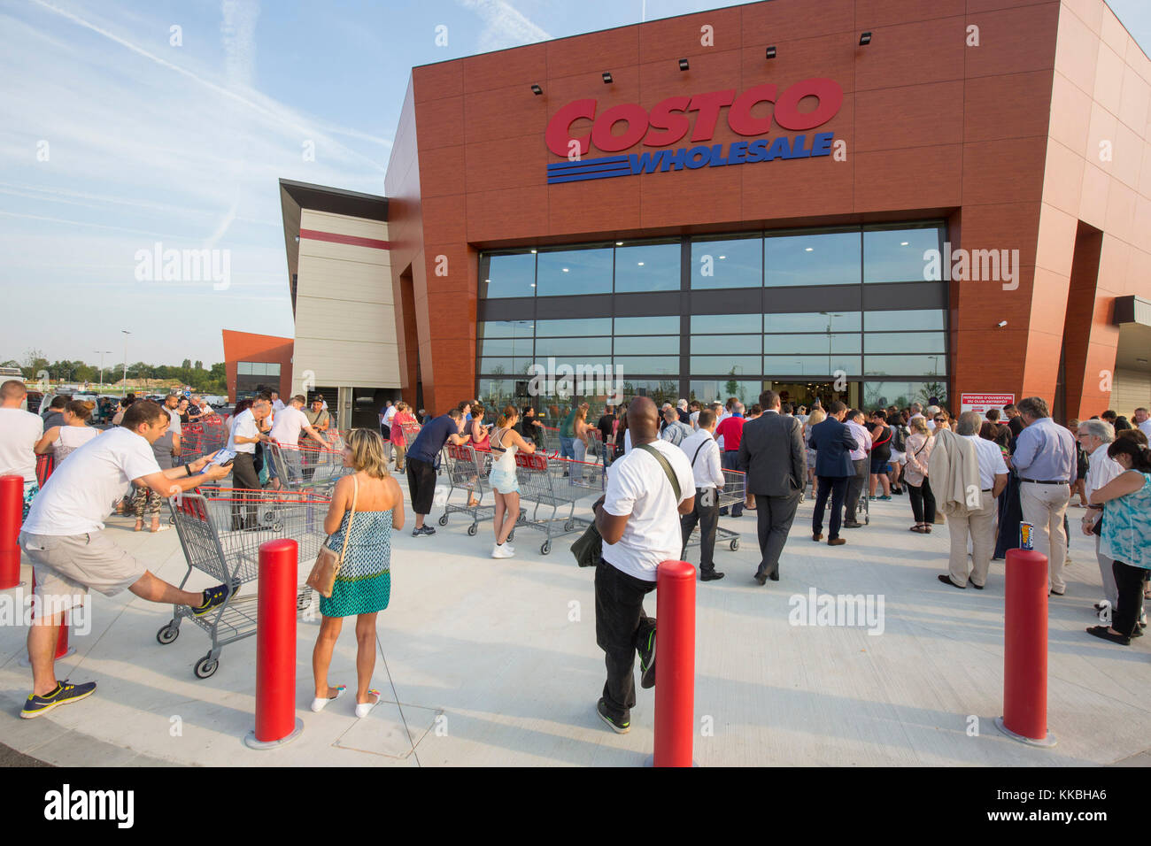 COSTCO GROSSHANDELSERÖFFNUNG FRANKREICH Stockfoto