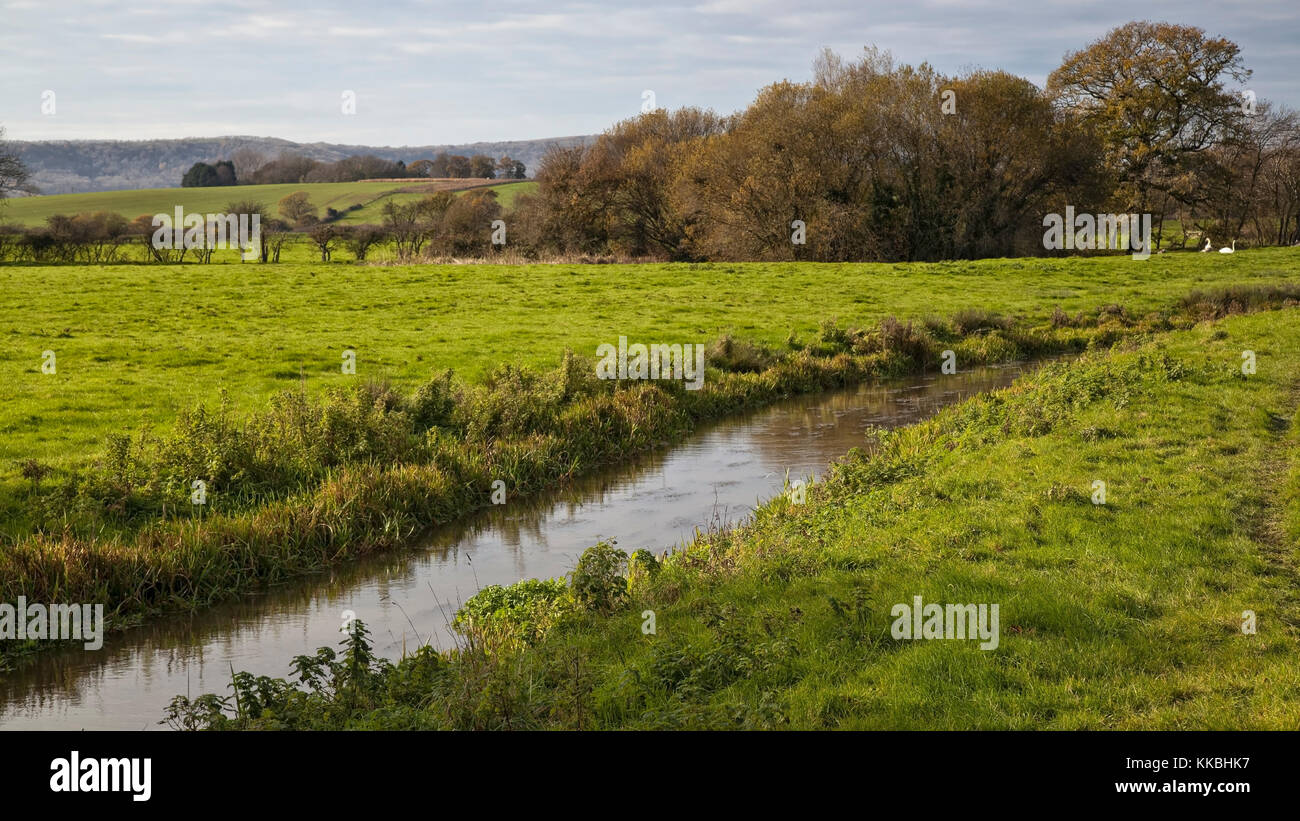 Fluss Adur und Adur Tal, West Sussex Stockfoto