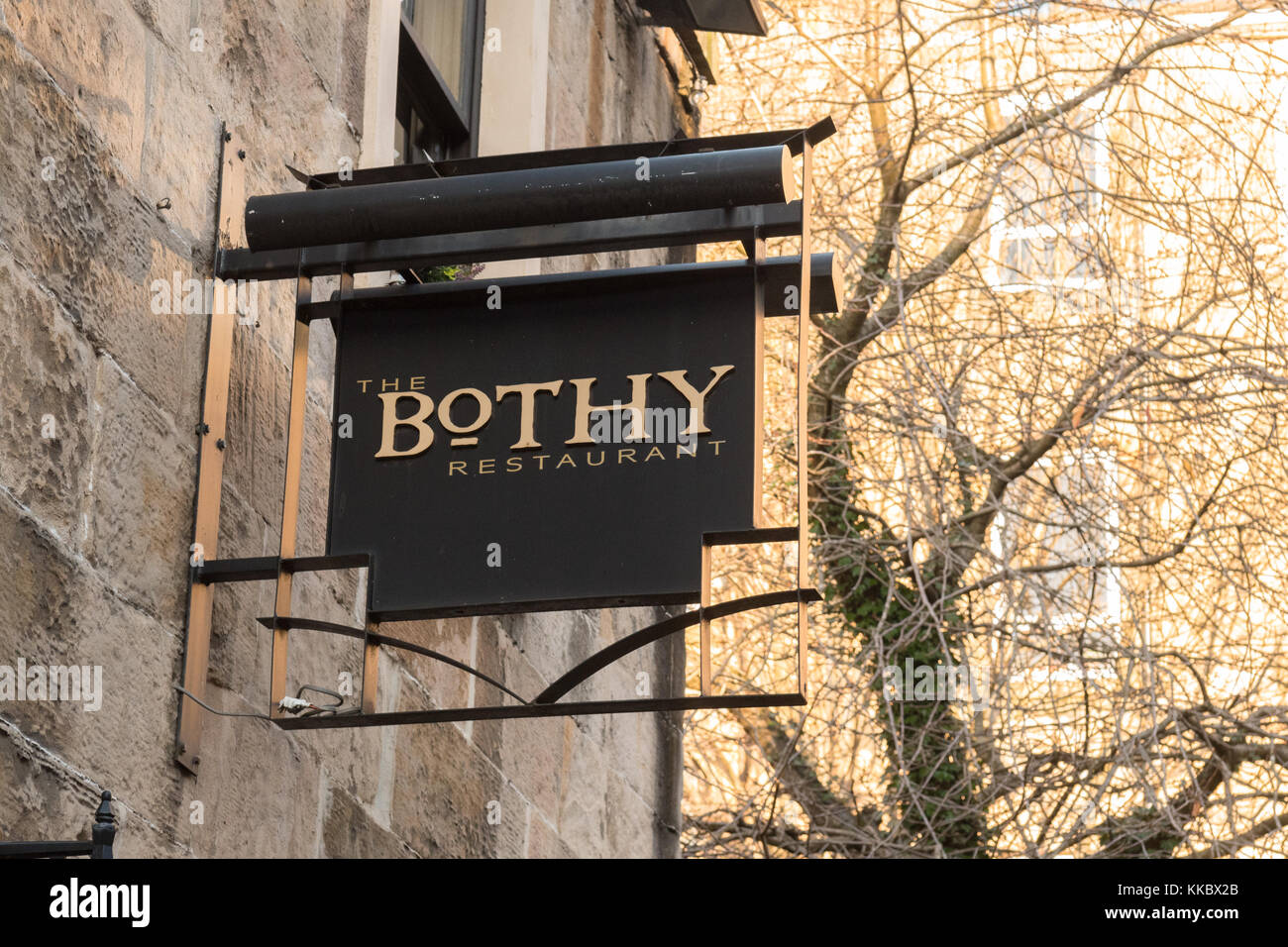 The Bothy Restaurant, Ruthven Lane, Glasgow, Schottland, Großbritannien Stockfoto