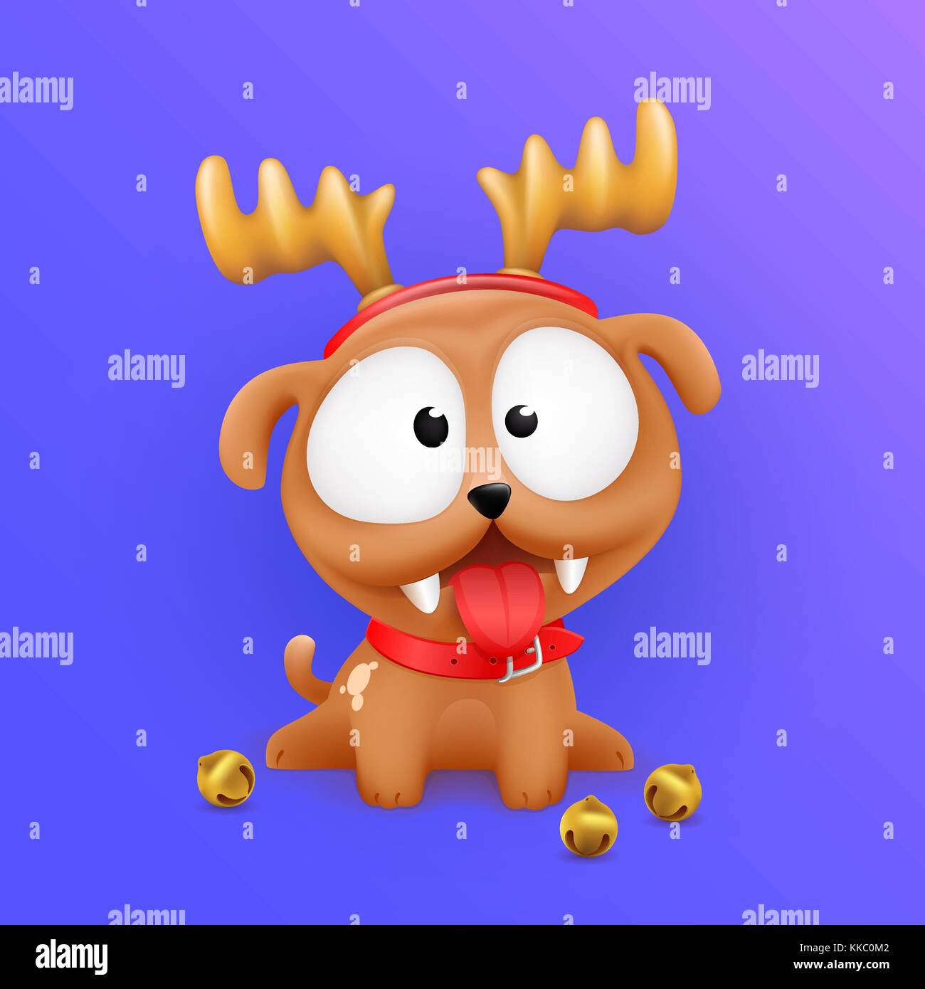 Süße kleine Welpen hund Charakter Vektor Stock Vektor