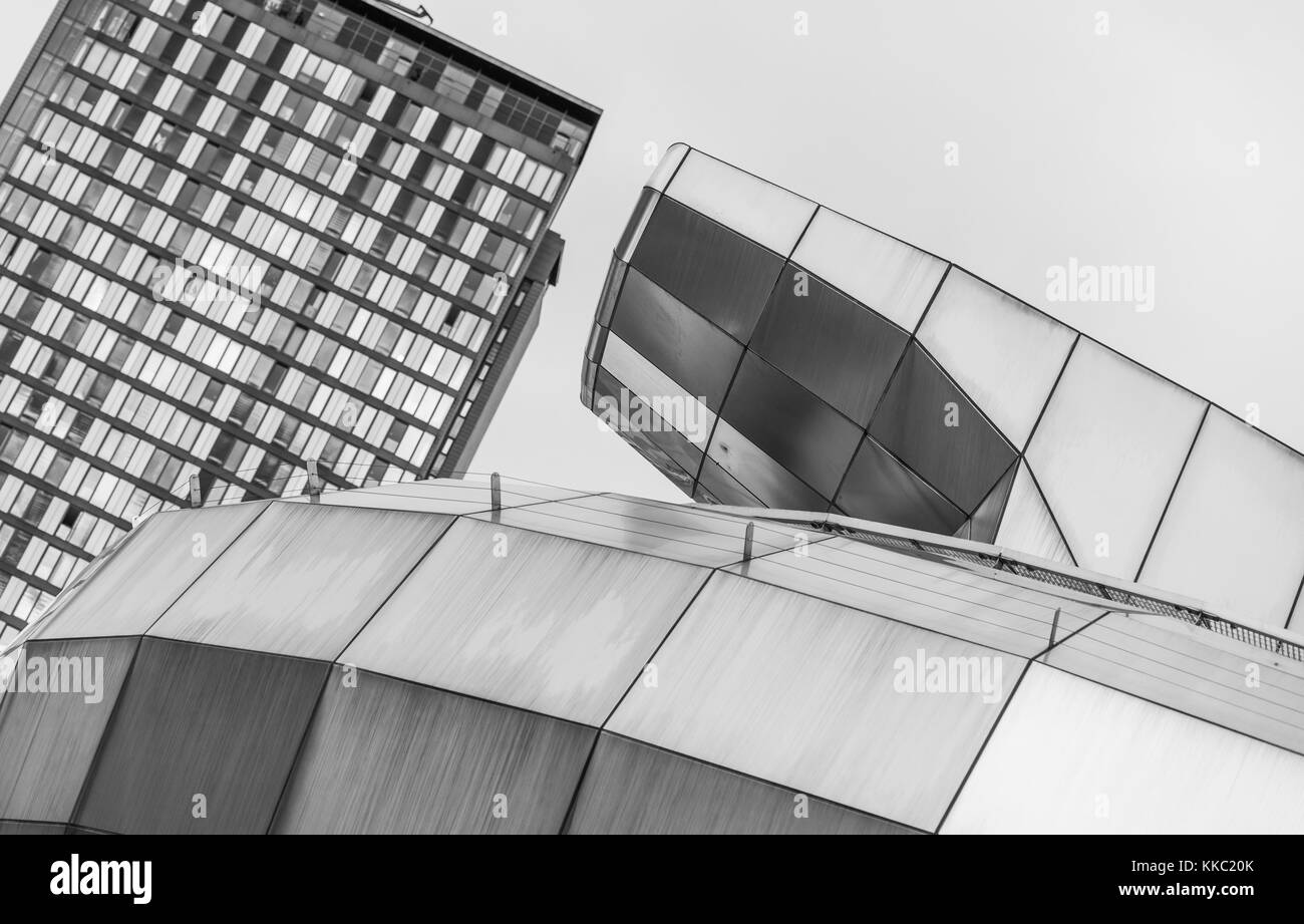 Ein Blick auf den Hubs Student Union Veranstaltungsort in Sheffield. Sheffield, South Yorkshire, Vereinigtes Königreich - 13. September 2013 Stockfoto