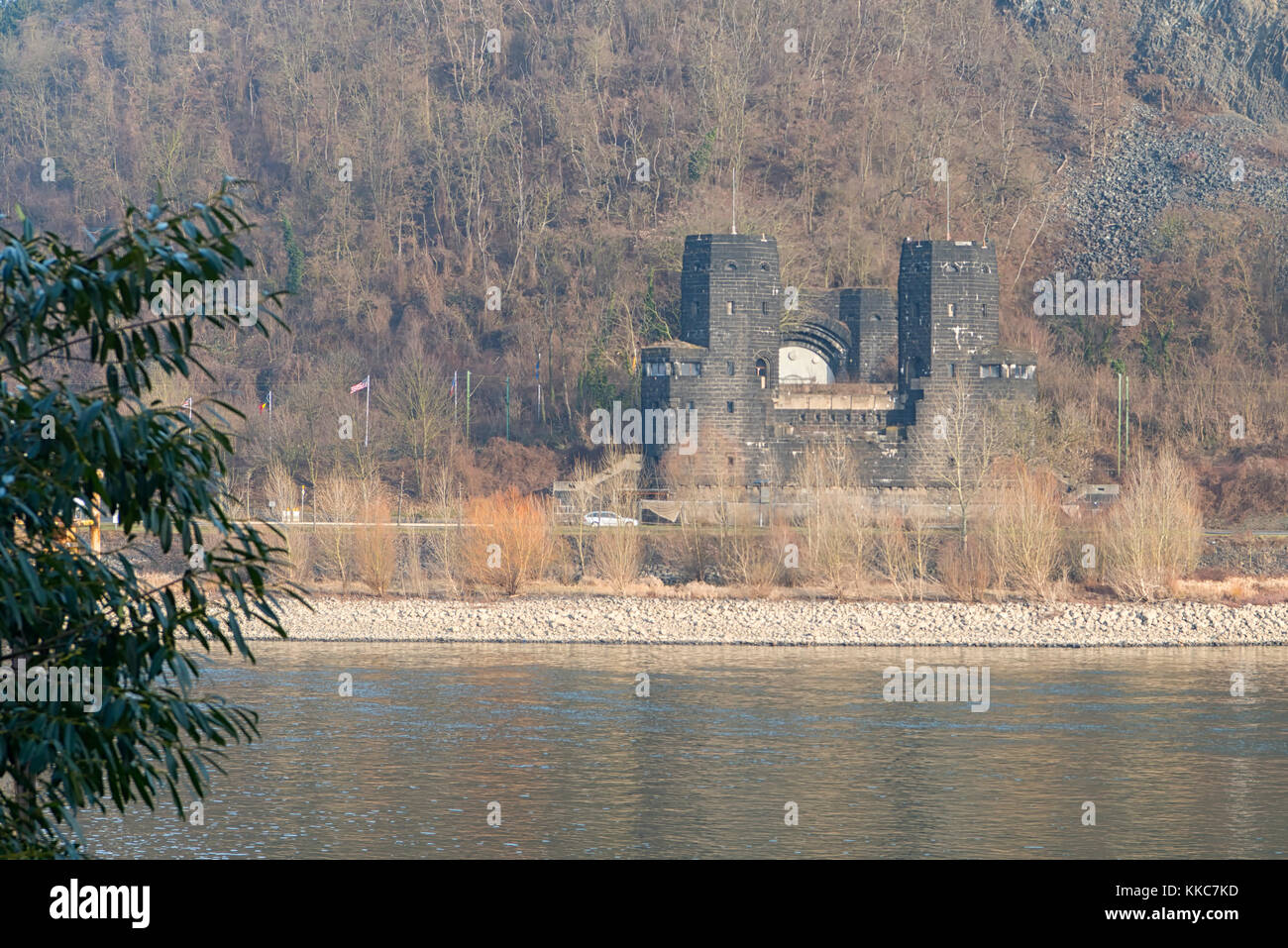 Ludendorff-Brücke in Remagen, Deutschland Stockfoto