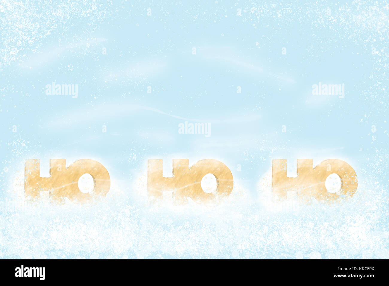 Weihnachten Hintergrund mit Schnee Effekt und festliche Text Stockfoto