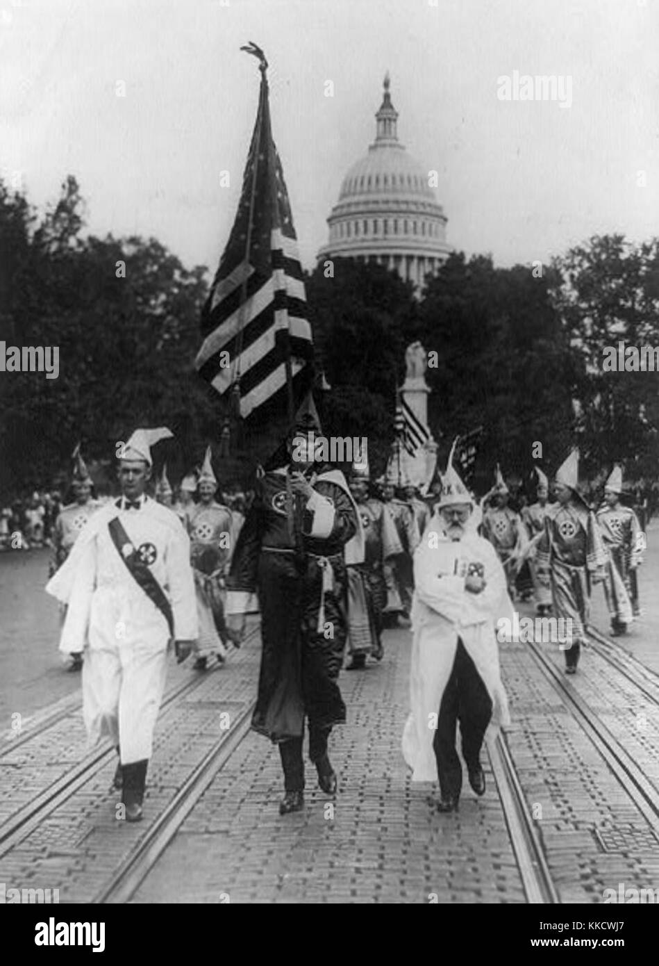 Die Klu Klux Klan Parade sic Stockfoto