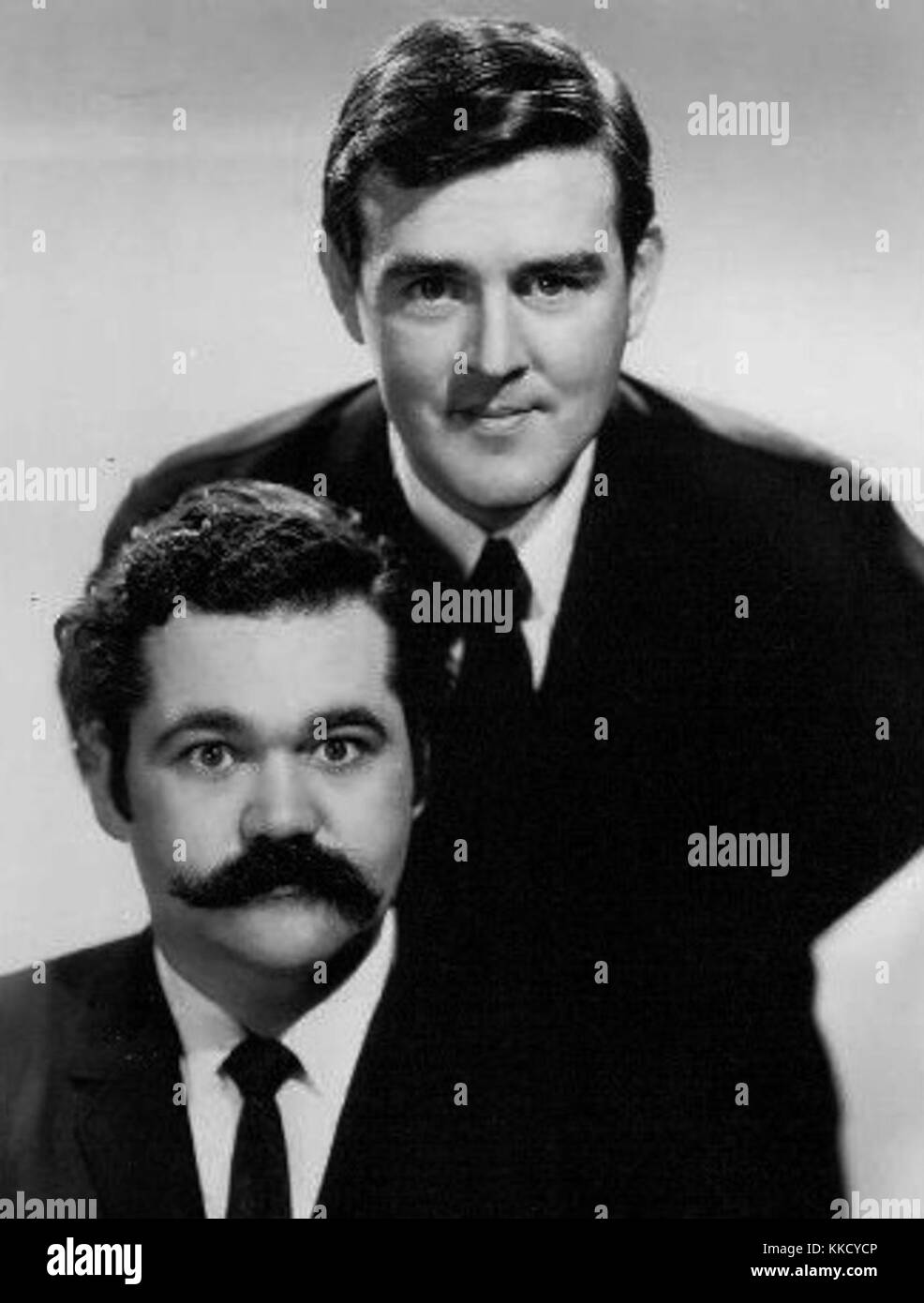 Avery Schreiber und Jack Burns 1966 Stockfoto