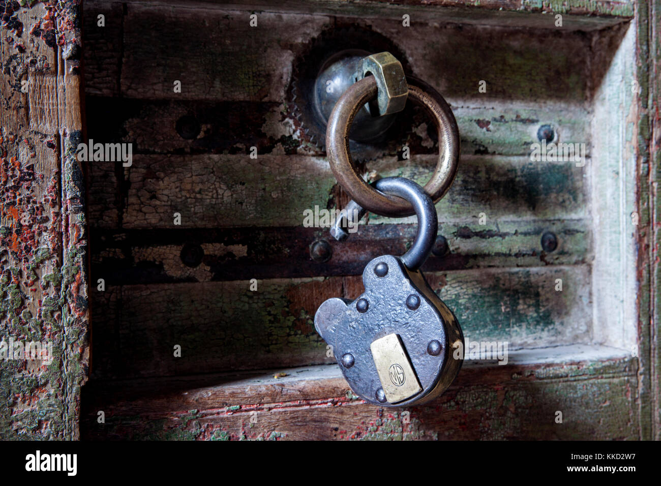 In der Nähe von alten Metallschloss auf Onguma The Fort, onguma Game Reserve, Namibia, Afrika Stockfoto