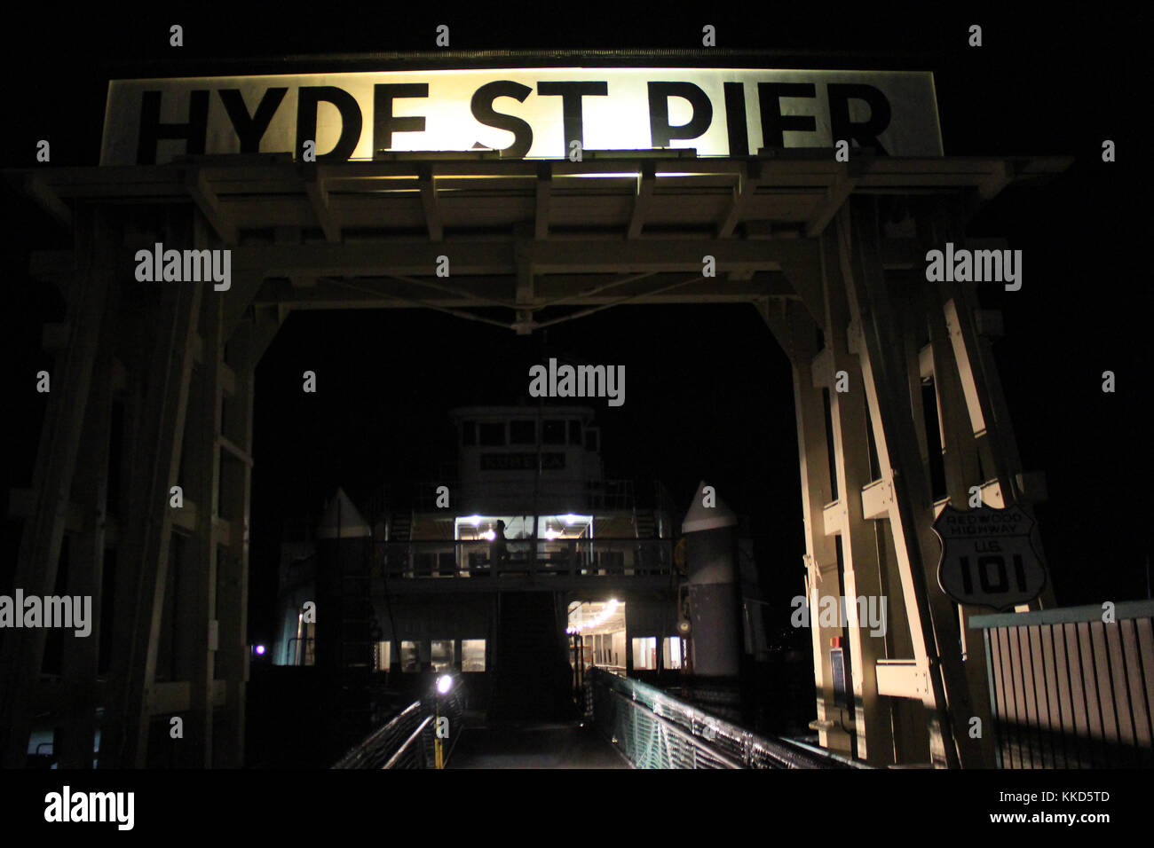 Hyde St pier Stockfoto