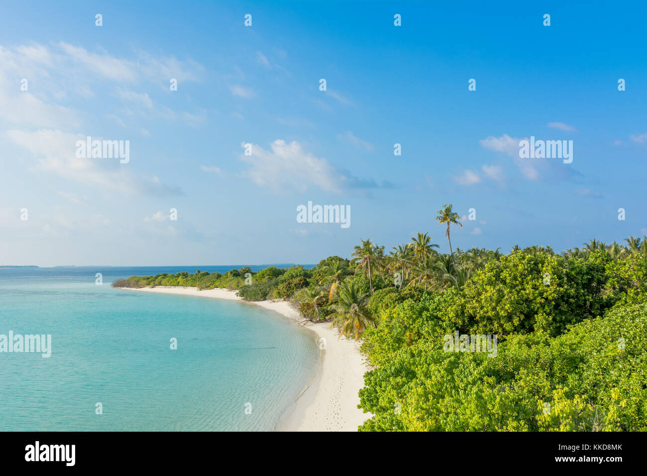 Tropisches Paradies Strand mit türkisblauen Stockfoto