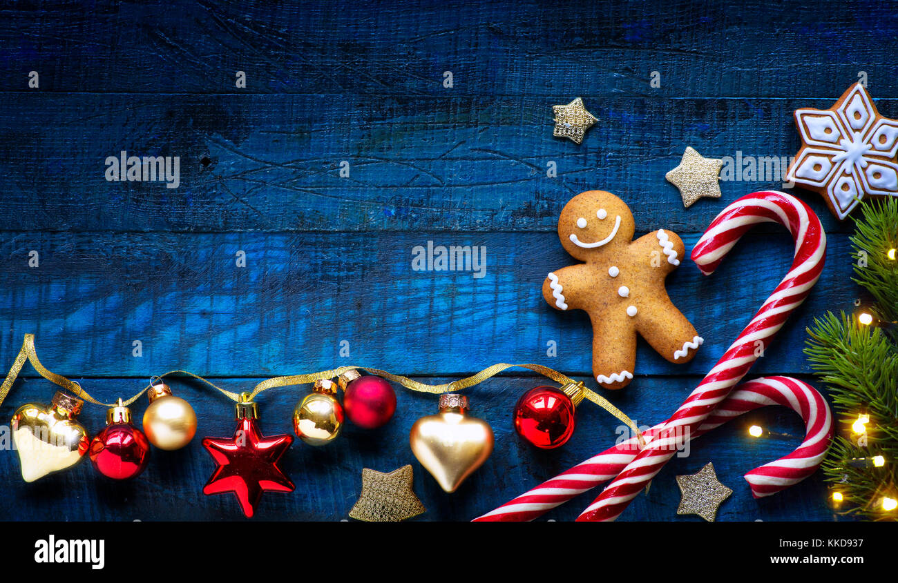 Weihnachtsferien ornament flach; Weihnachten Karte Hintergrund Stockfoto
