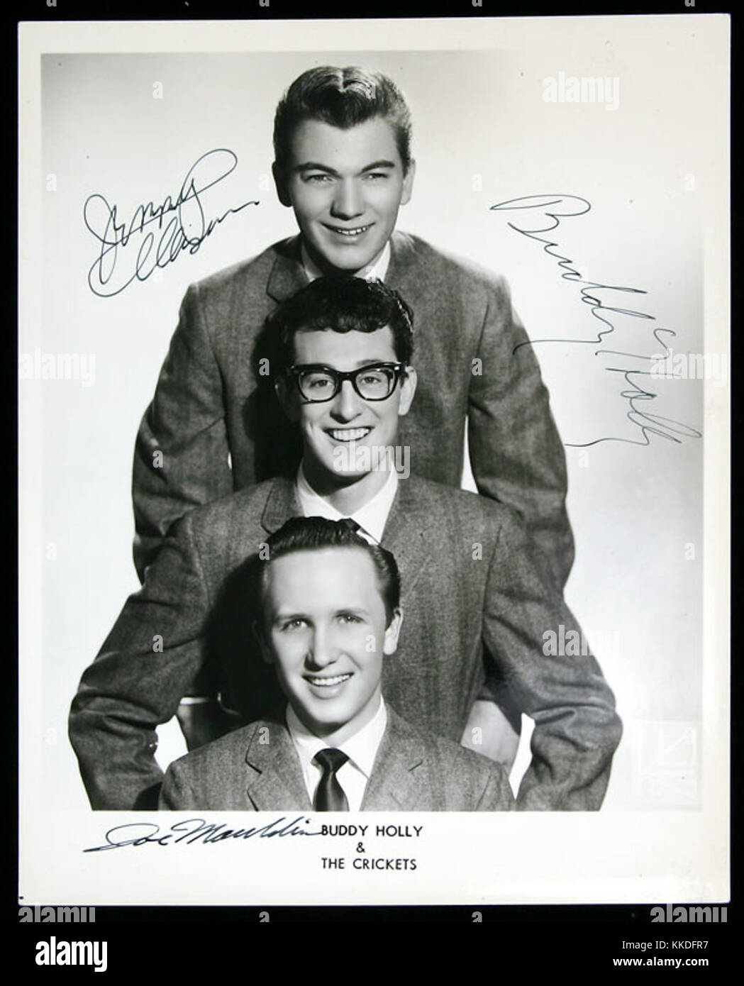 Buddy Holly & die Grillen Werbung portrait Stockfoto