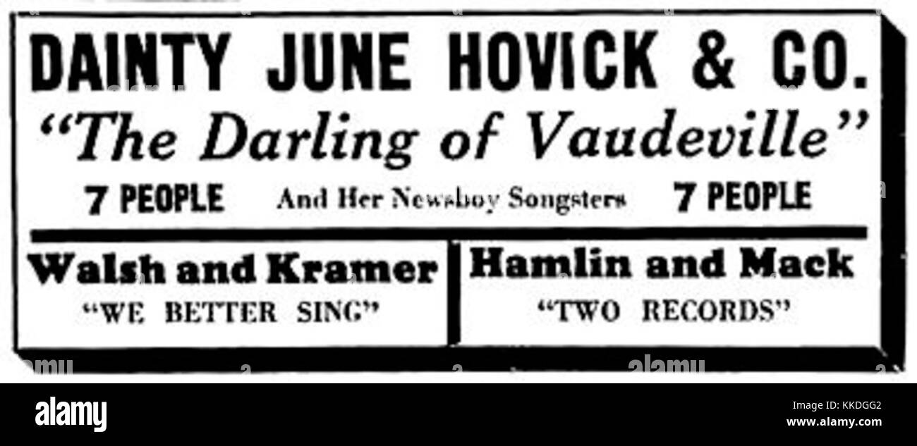 DaintyJuneAd Stockfoto