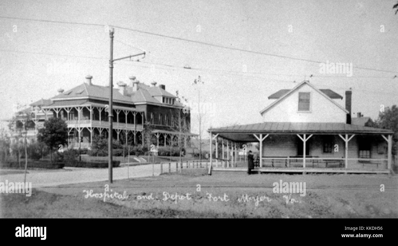 Fort Myer Trolley Station Stockfoto